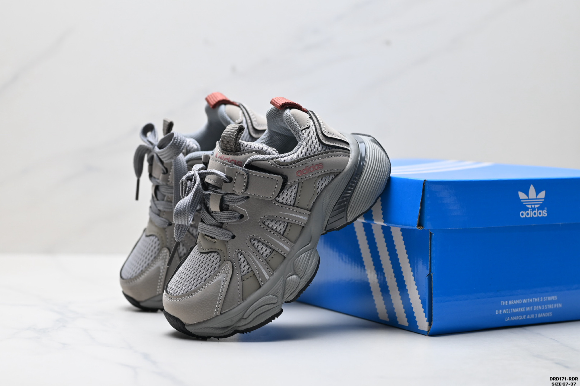 图片[8]-童鞋✅Adidas 阿迪达斯 太空革网面 时尚 百搭设计舒适 防滑透气 低帮 儿童休闲鞋 尺码：27-37 ID：DRD171-RDR-选品中心