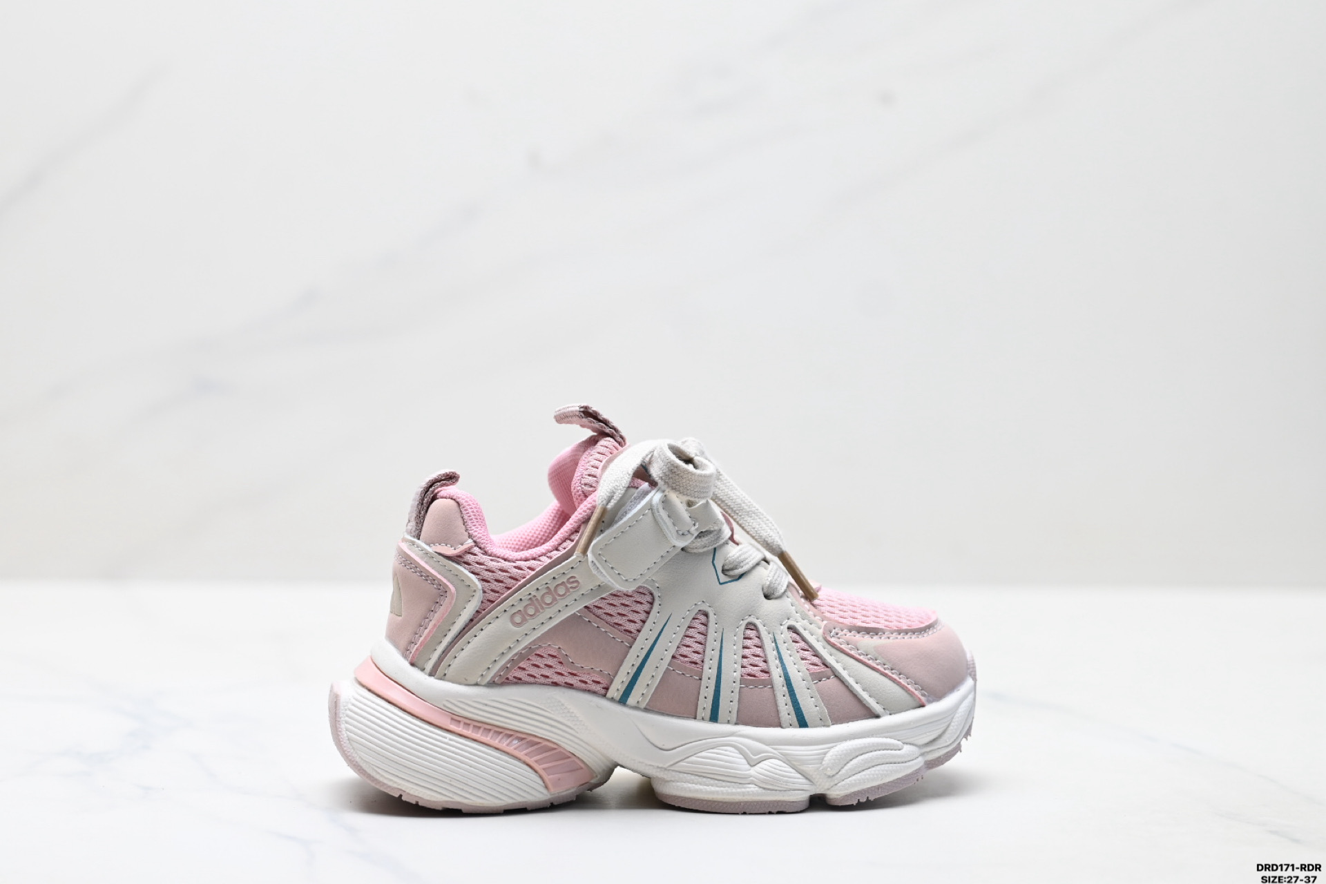 童鞋✅Adidas 阿迪达斯 太空革网面 时尚 百搭设计舒适 防滑透气 低帮 儿童休闲鞋 尺码：27-37 ID：DRD171-RDR-选品中心