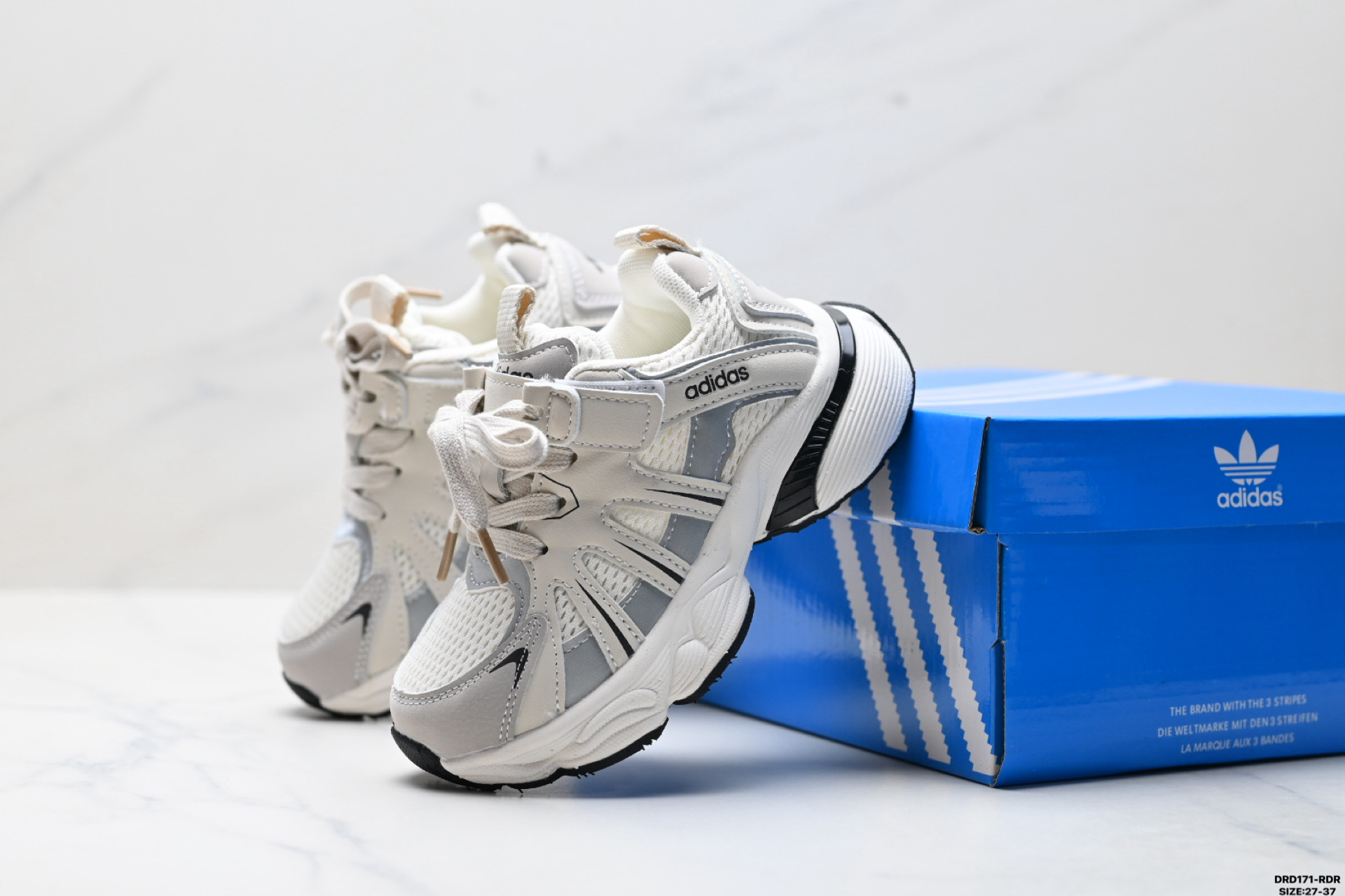 图片[8]-童鞋✅Adidas 阿迪达斯 太空革网面 时尚 百搭设计舒适 防滑透气 低帮 儿童休闲鞋 尺码：27-37 ID：DRD171-RDR-选品中心