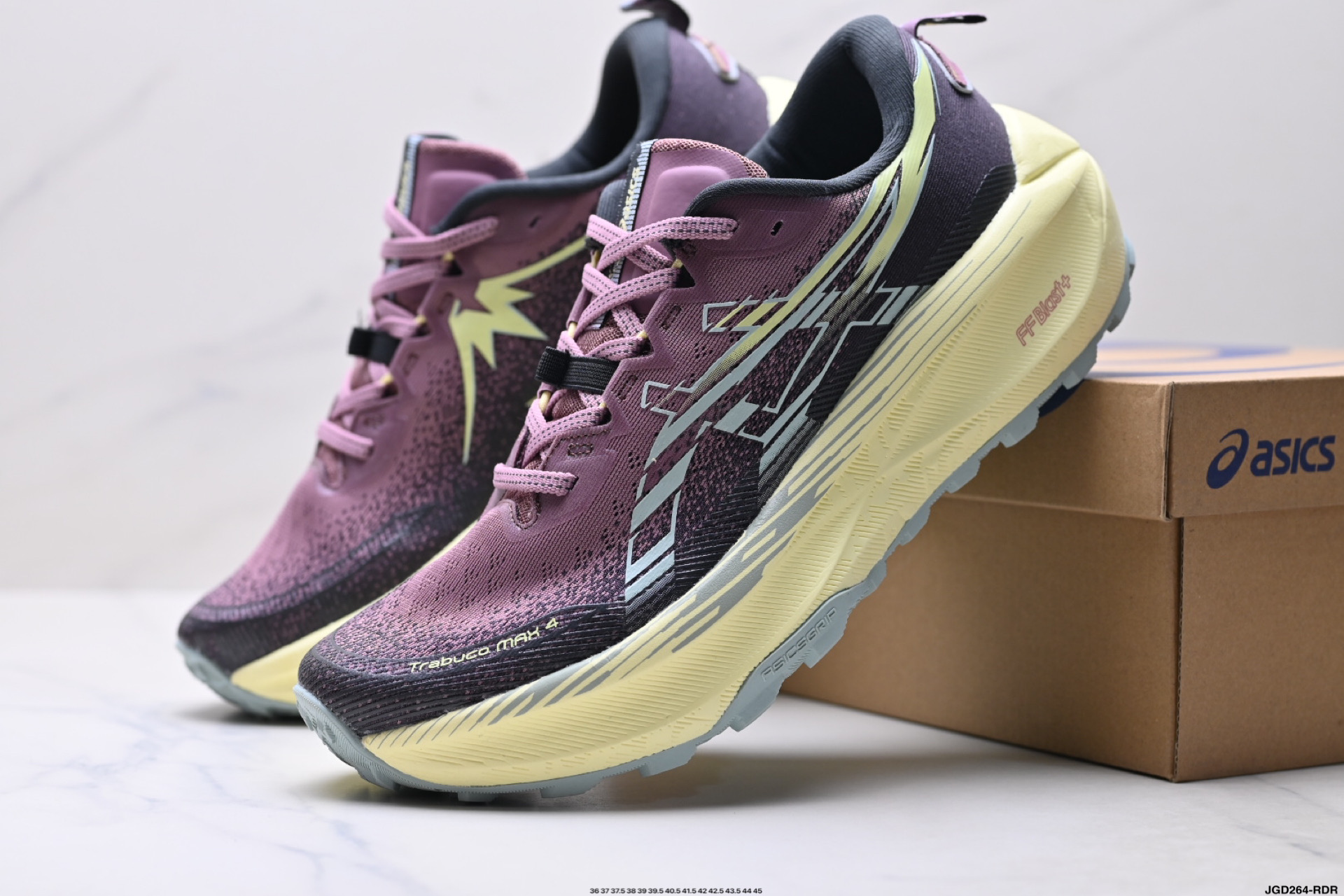 ASICS GEL-TRABUCO MAX 4 亚瑟士 网面透气 耐磨 越野跑步鞋 1012B769-500