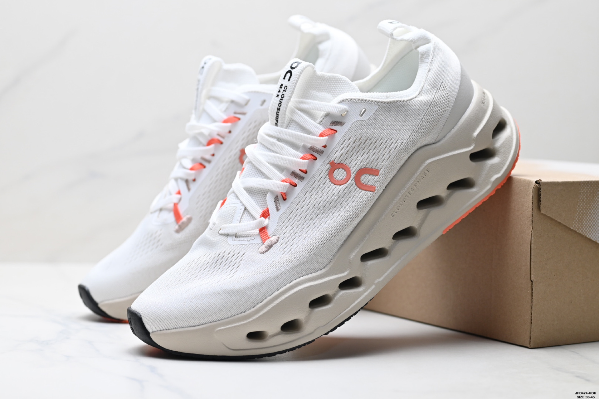 On昂跑 Cloudsurfer Max 舒适百搭 简约 耐磨 低帮跑步鞋