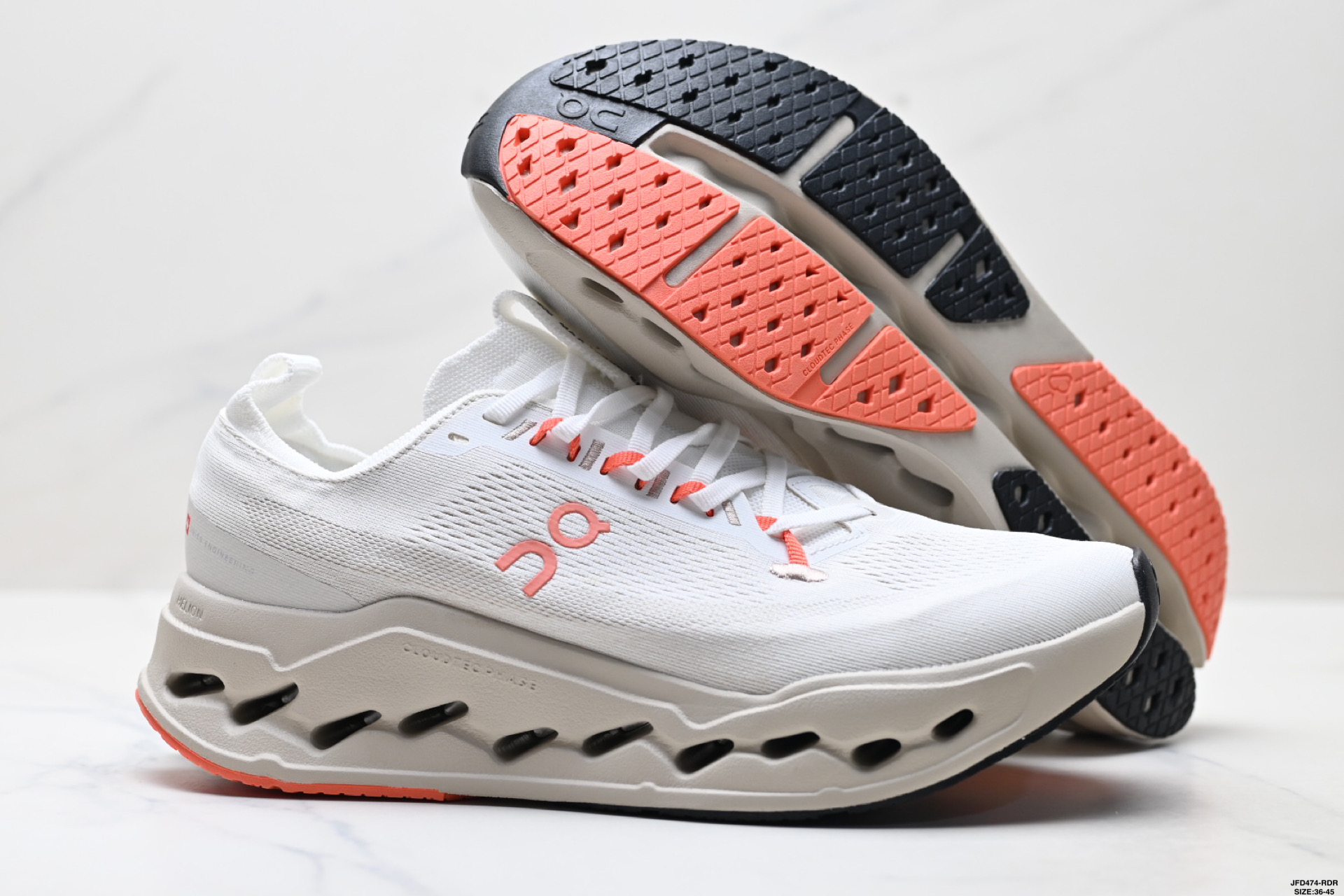 On昂跑 Cloudsurfer Max 舒适百搭 简约 耐磨 低帮跑步鞋