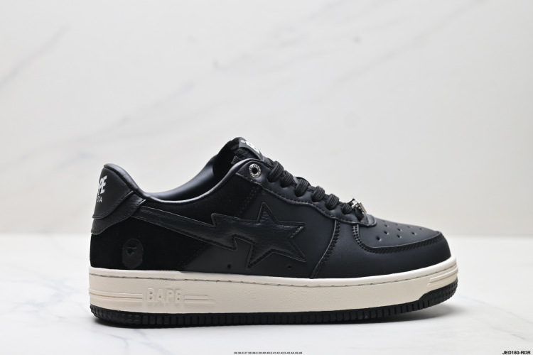 A Bathing Ape Bape Sk8 Sta Low Black Skateboarding Shoes Sneakers 1 A Bathing Ape Bape Sk8 Sta Low Black Skateboarding Shoes Sneakers