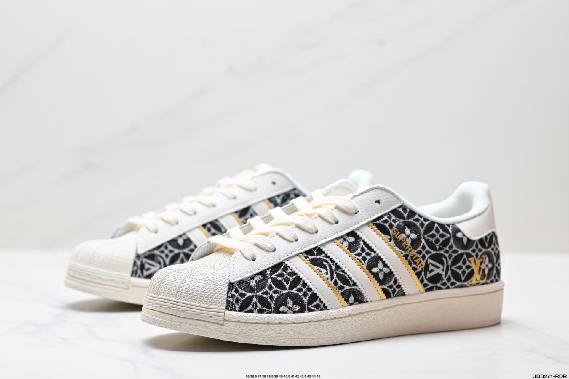 Adidas Originals Superstar 阿迪达斯 三叶草 贝壳头’DIY’系列低帮经典百搭休闲运动板鞋 BZ9864