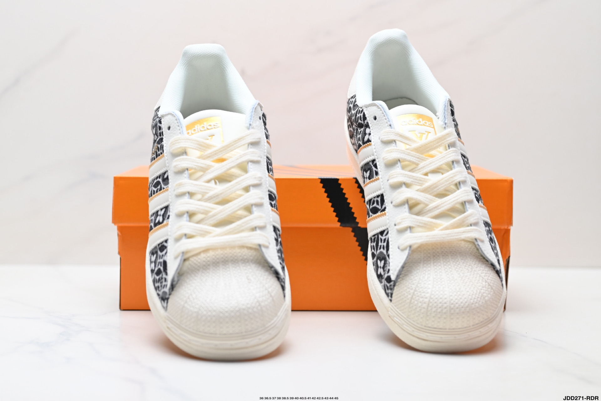 Adidas Originals Superstar 阿迪达斯 三叶草 贝壳头’DIY’系列低帮经典百搭休闲运动板鞋 BZ9864