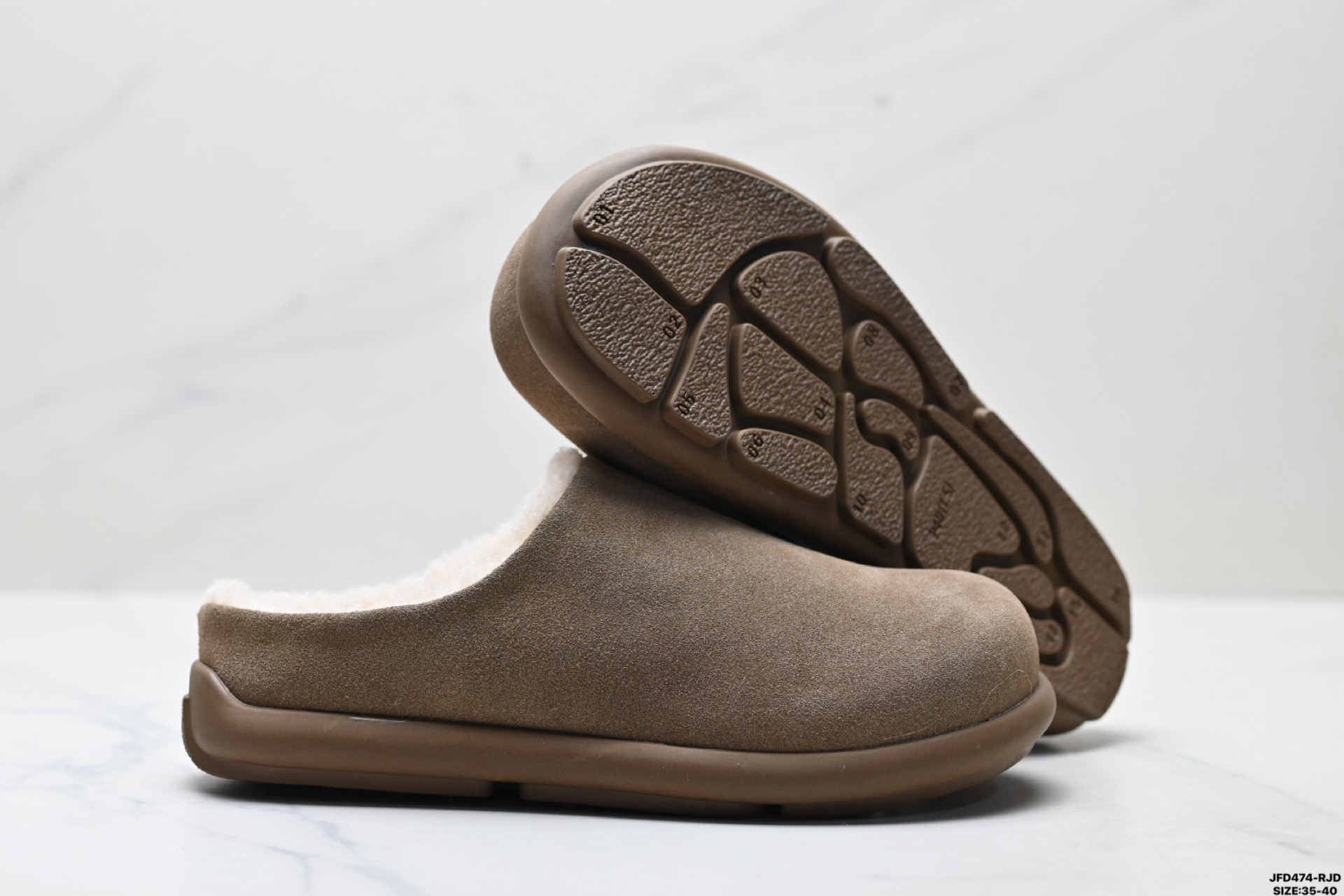 UGG 小土豆 复古百搭半拖勃肯懒人鞋 暖冬加绒休闲时尚高颜值 舒适一脚蹬 包头拖鞋