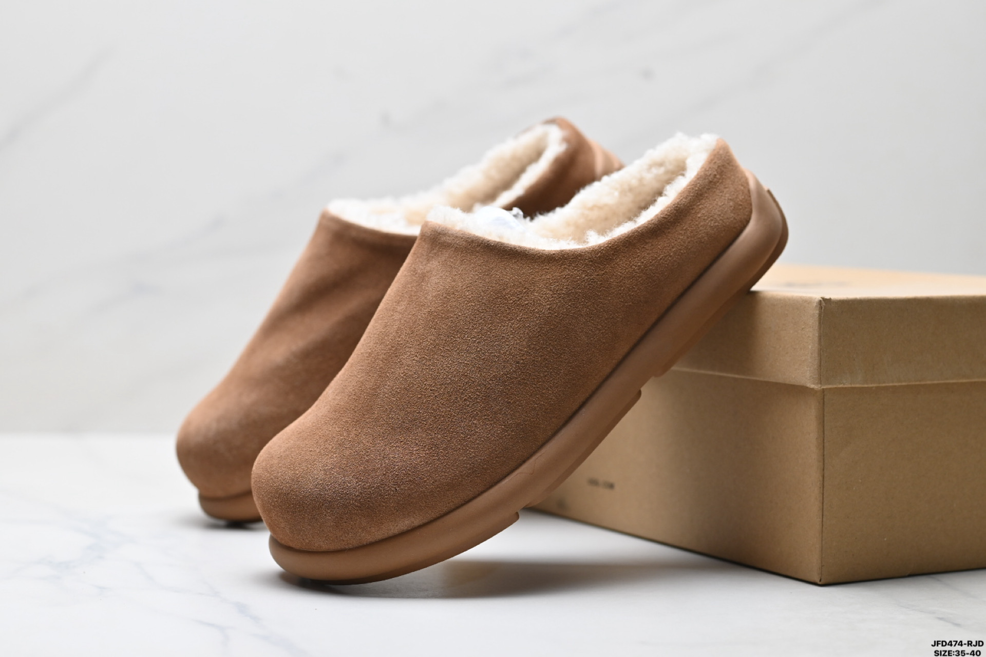 UGG 小土豆 复古百搭半拖勃肯懒人鞋 暖冬加绒休闲时尚高颜值 舒适一脚蹬 包头拖鞋