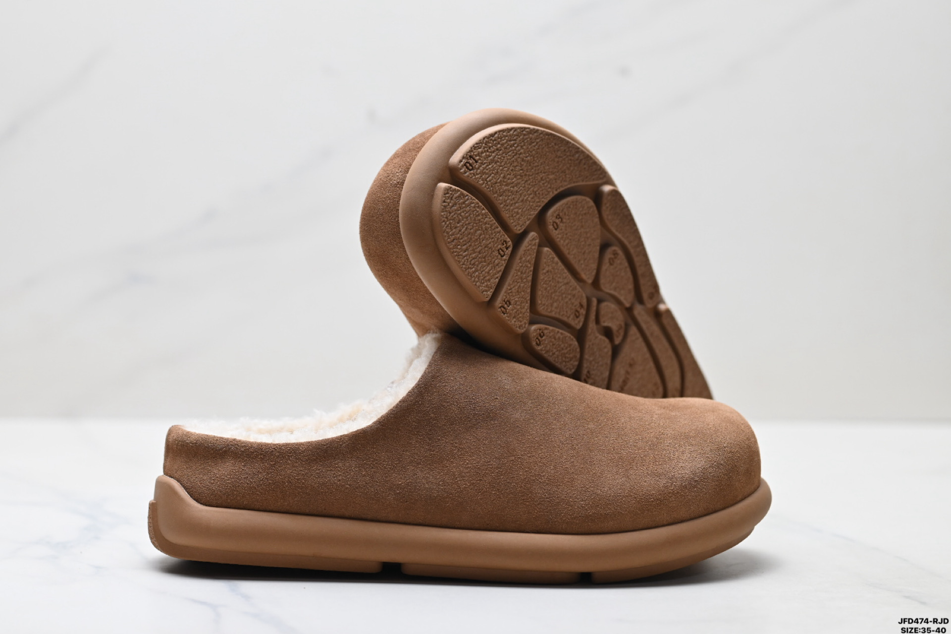 UGG 小土豆 复古百搭半拖勃肯懒人鞋 暖冬加绒休闲时尚高颜值 舒适一脚蹬 包头拖鞋