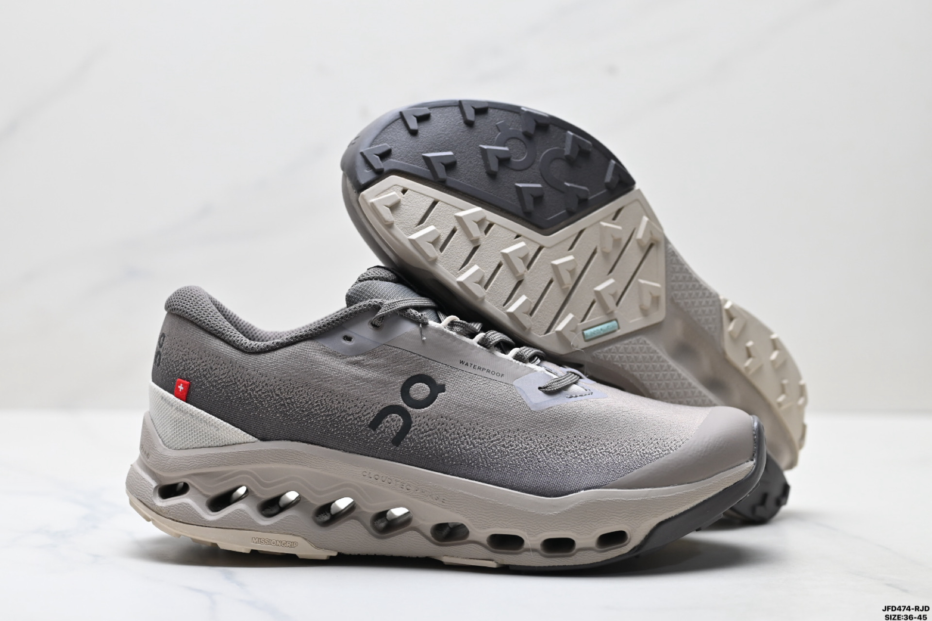 On昂跑 Cloudsurfer Trail 2 舒适百搭 简约 耐磨 低帮跑步鞋