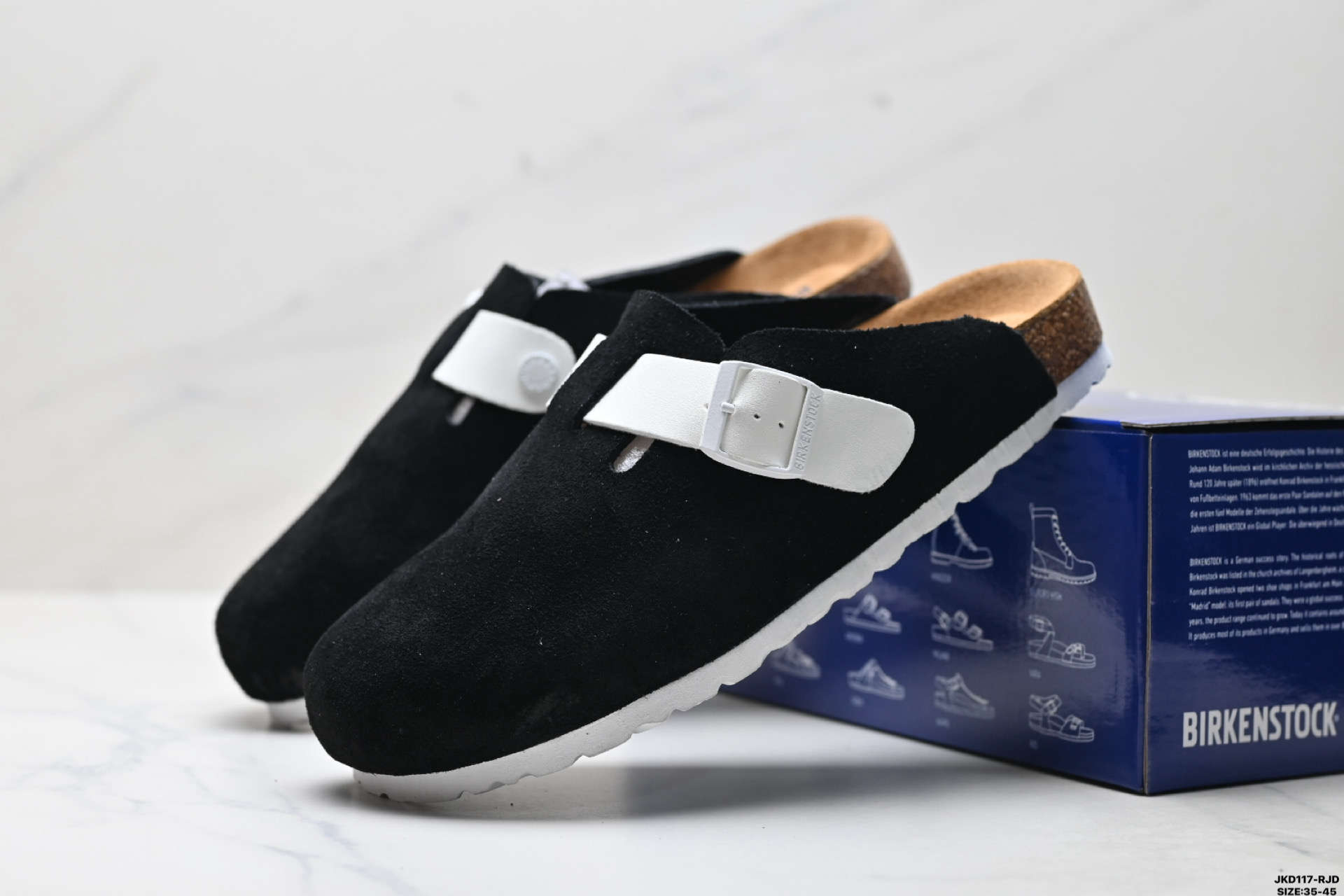 Birkenstock勃肯半拖系列 克罗心双扣金属扣设计 双杠绑带夏季凉鞋 1009527