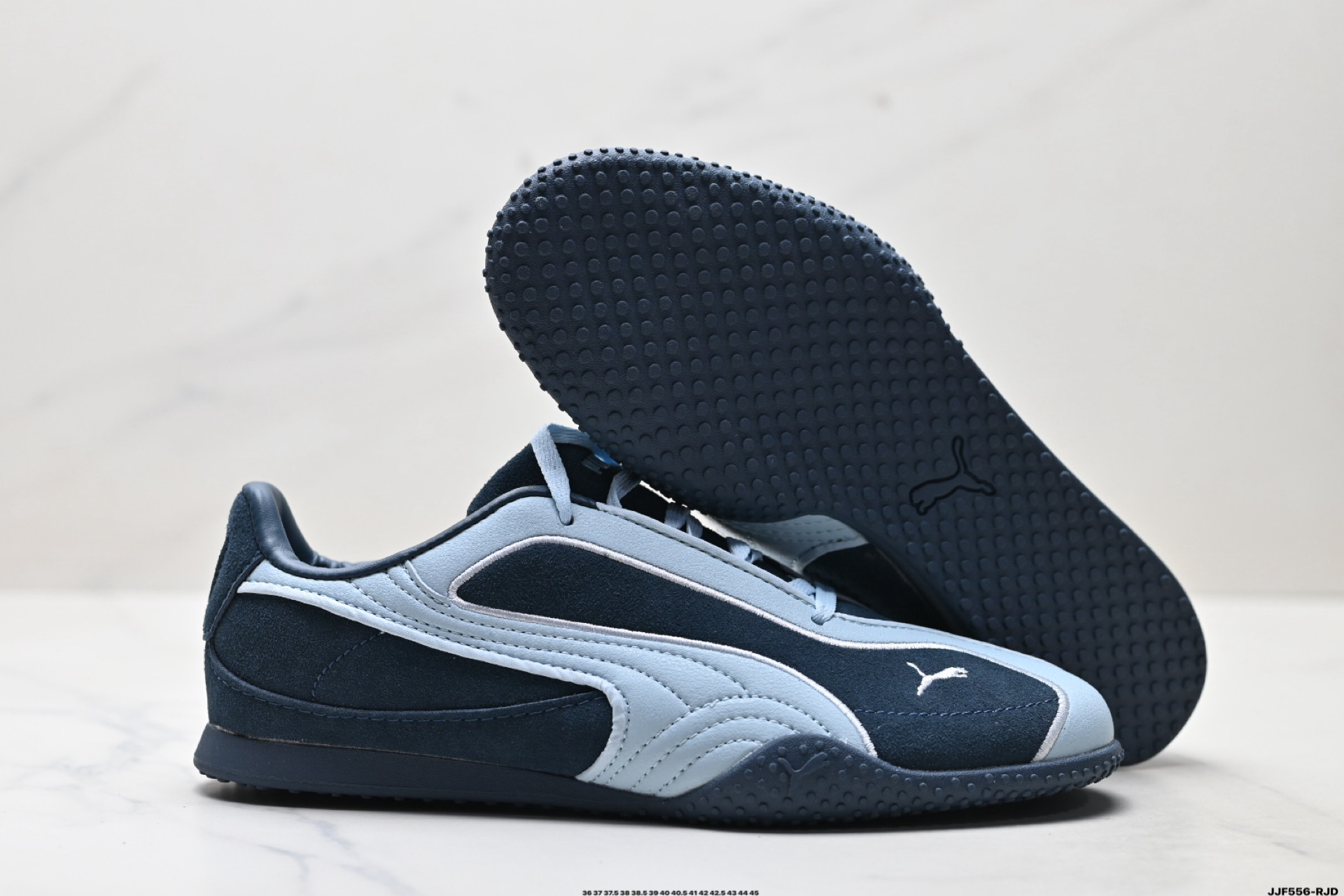 PUMA Bella V2 Leather彪马 舒适 低帮生活休闲德训薄底鞋 404709-01