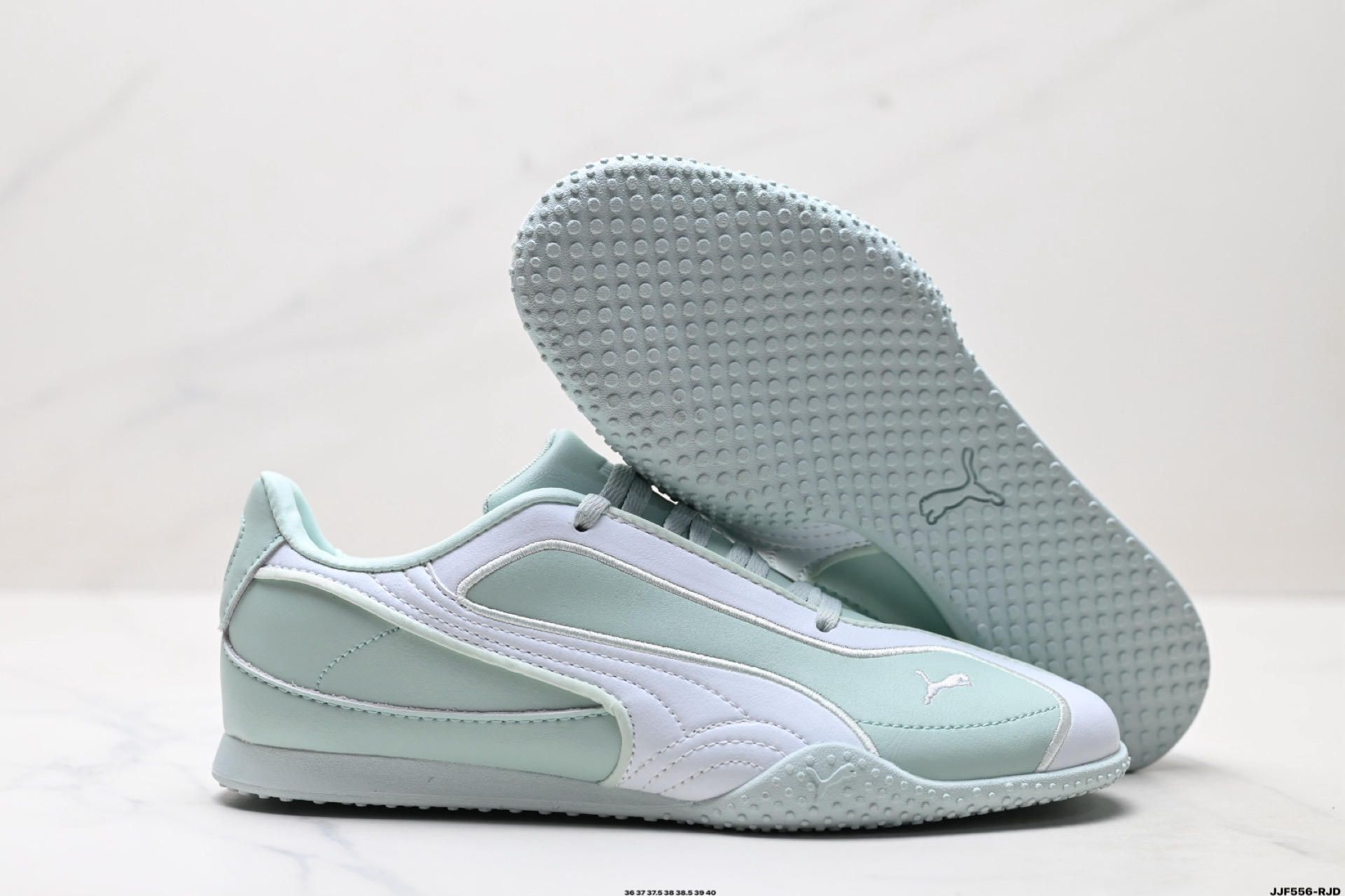 PUMA Bella V2 Leather彪马 舒适 低帮生活休闲德训薄底鞋 404709-01