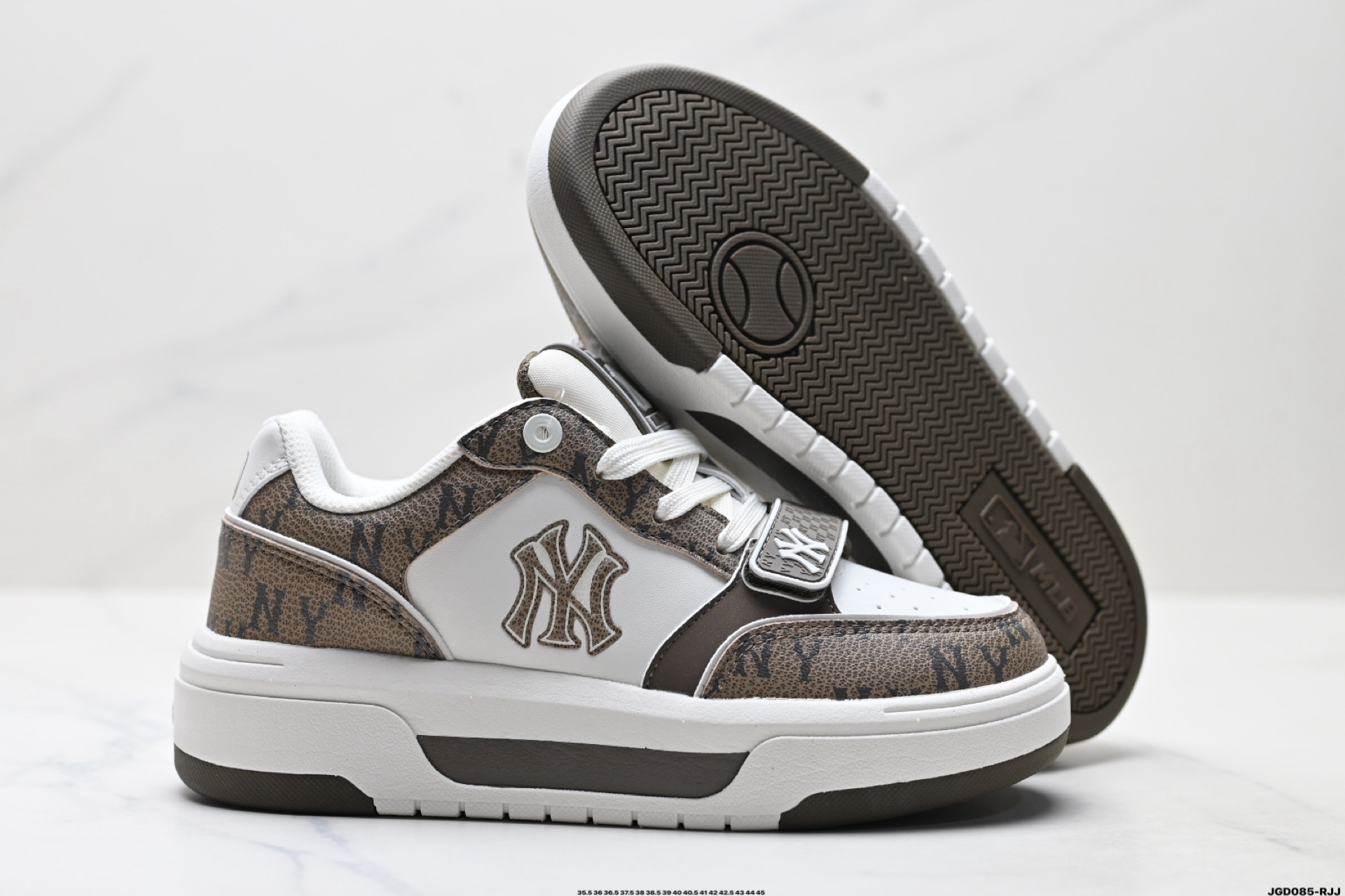 MLB CHUNKY LINER DENIM 潮流百搭 厚底增高休闲鞋 防滑耐磨 低帮 老爹鞋 3ASXD025N