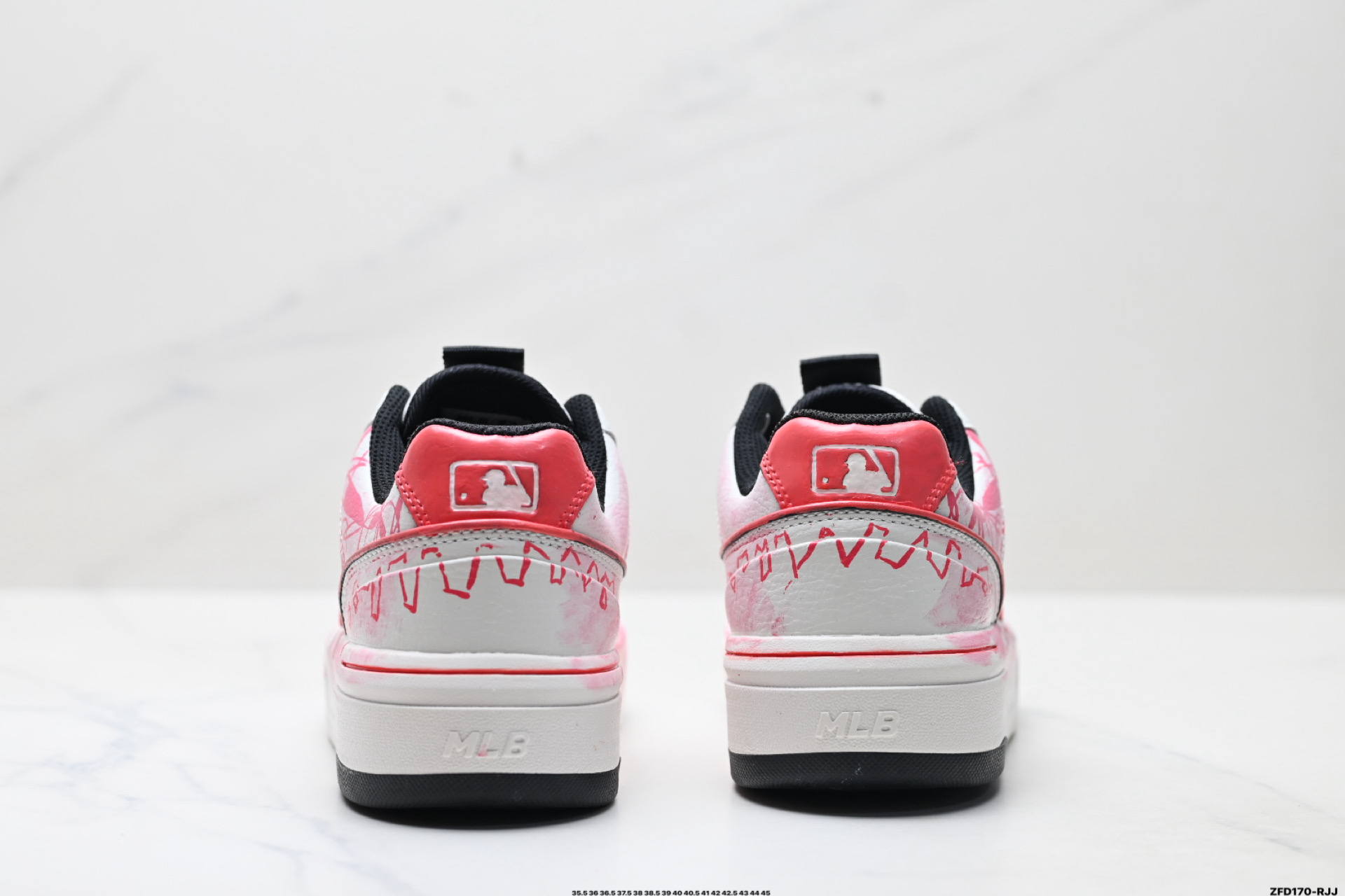 MLB Chunky Liner PU ‘DIY定制’ 简约时尚 百搭 包裹性保暖防滑防水减震 低帮 板鞋 3ASXCA12N