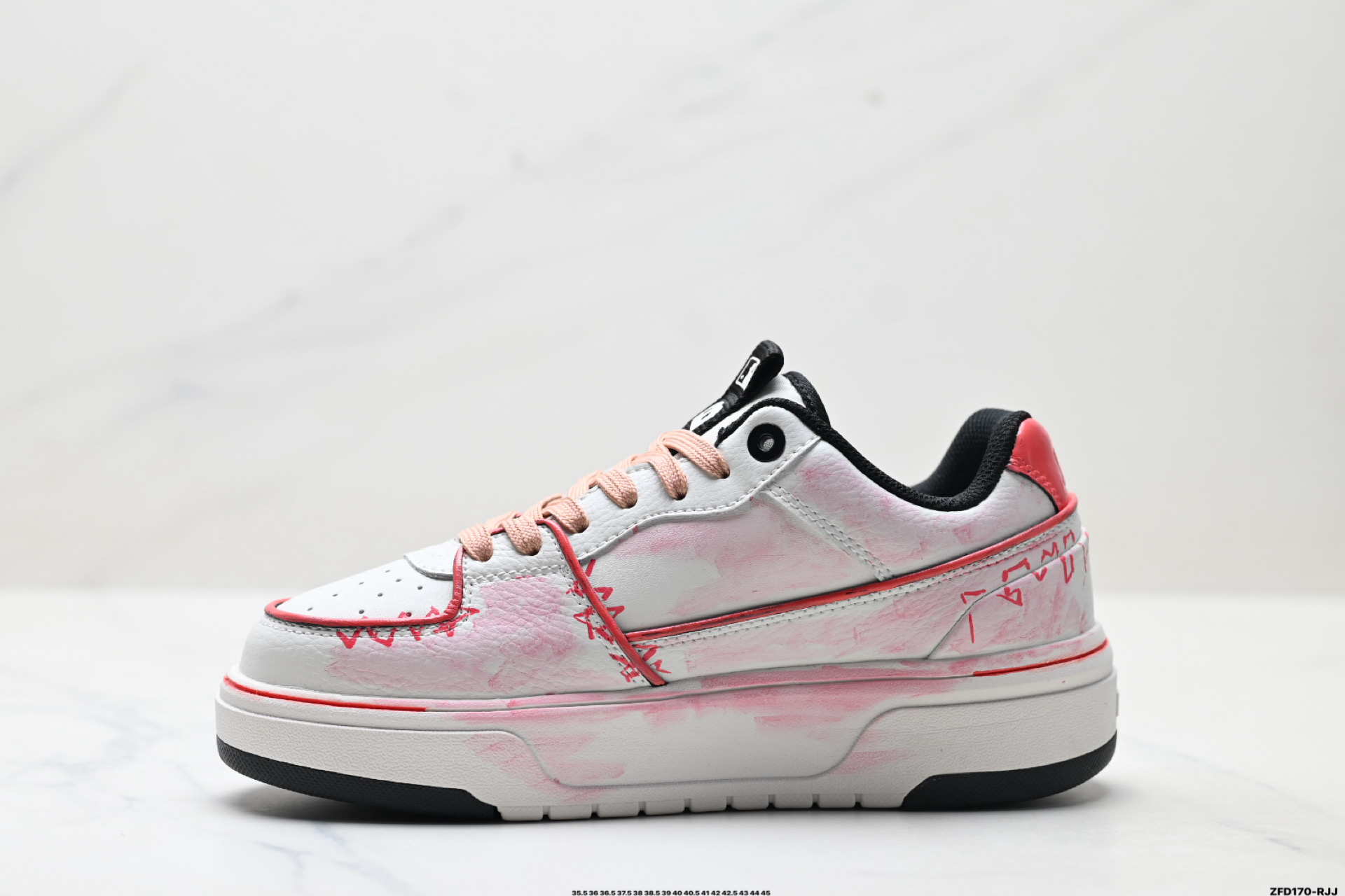 MLB Chunky Liner PU ‘DIY定制’ 简约时尚 百搭 包裹性保暖防滑防水减震 低帮 板鞋 3ASXCA12N