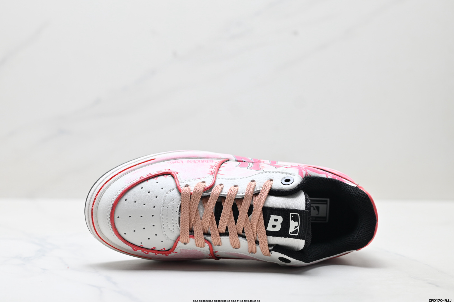 MLB Chunky Liner PU ‘DIY定制’ 简约时尚 百搭 包裹性保暖防滑防水减震 低帮 板鞋 3ASXCA12N