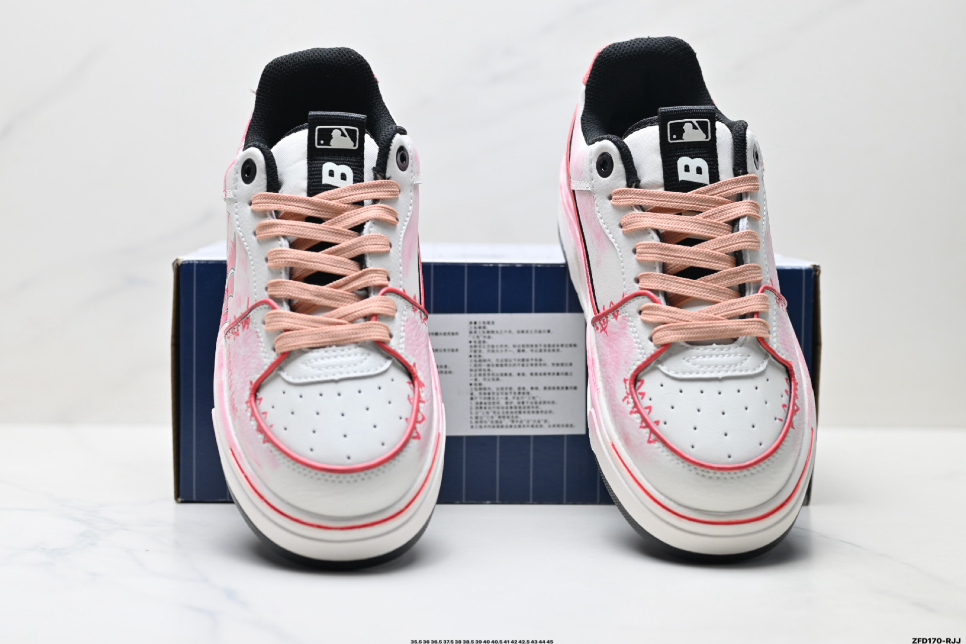 MLB Chunky Liner PU ‘DIY定制’ 简约时尚 百搭 包裹性保暖防滑防水减震 低帮 板鞋 3ASXCA12N