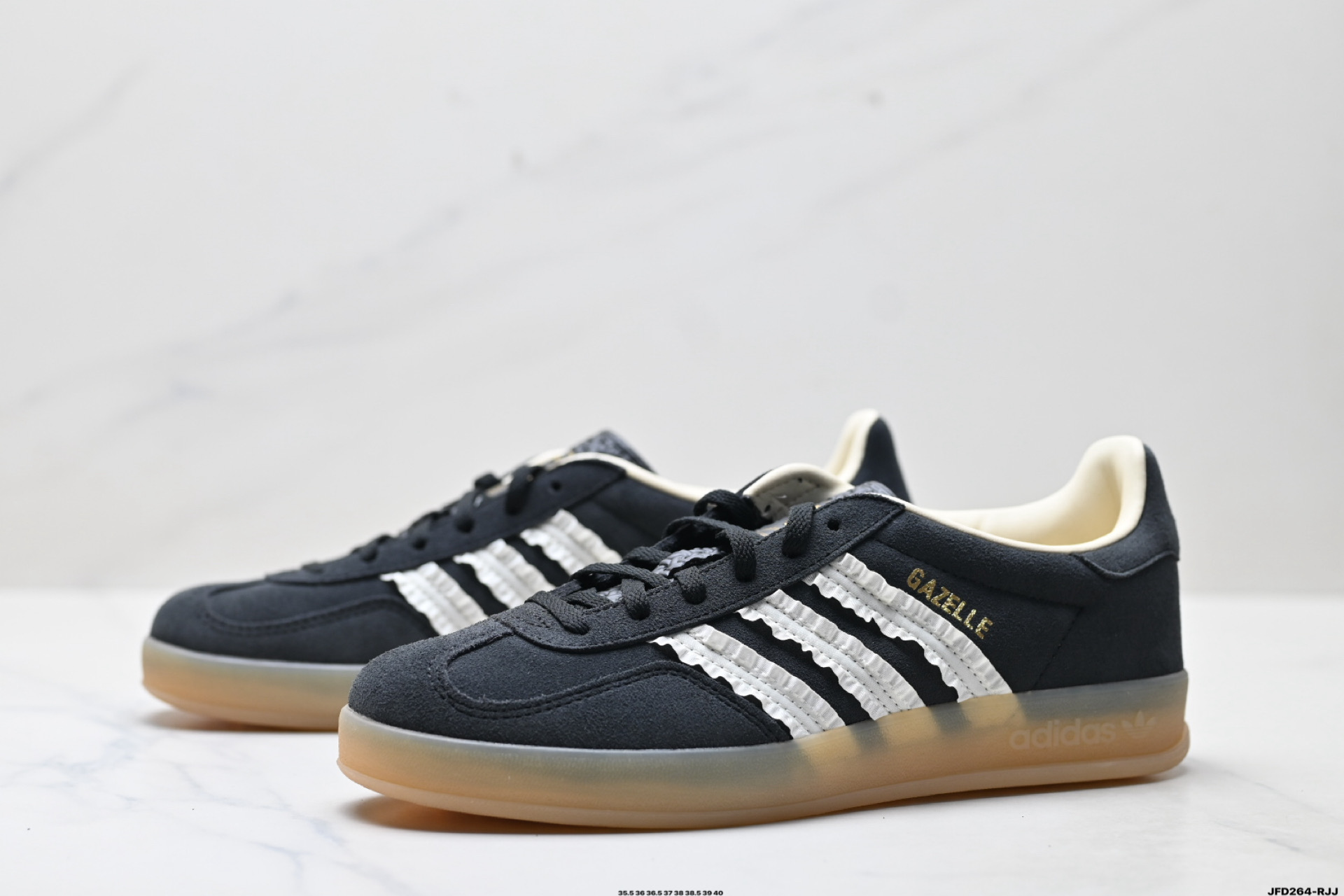 Adidas Originals Gazelle Indoor 三叶草休闲防滑耐磨低帮板鞋 JS1412