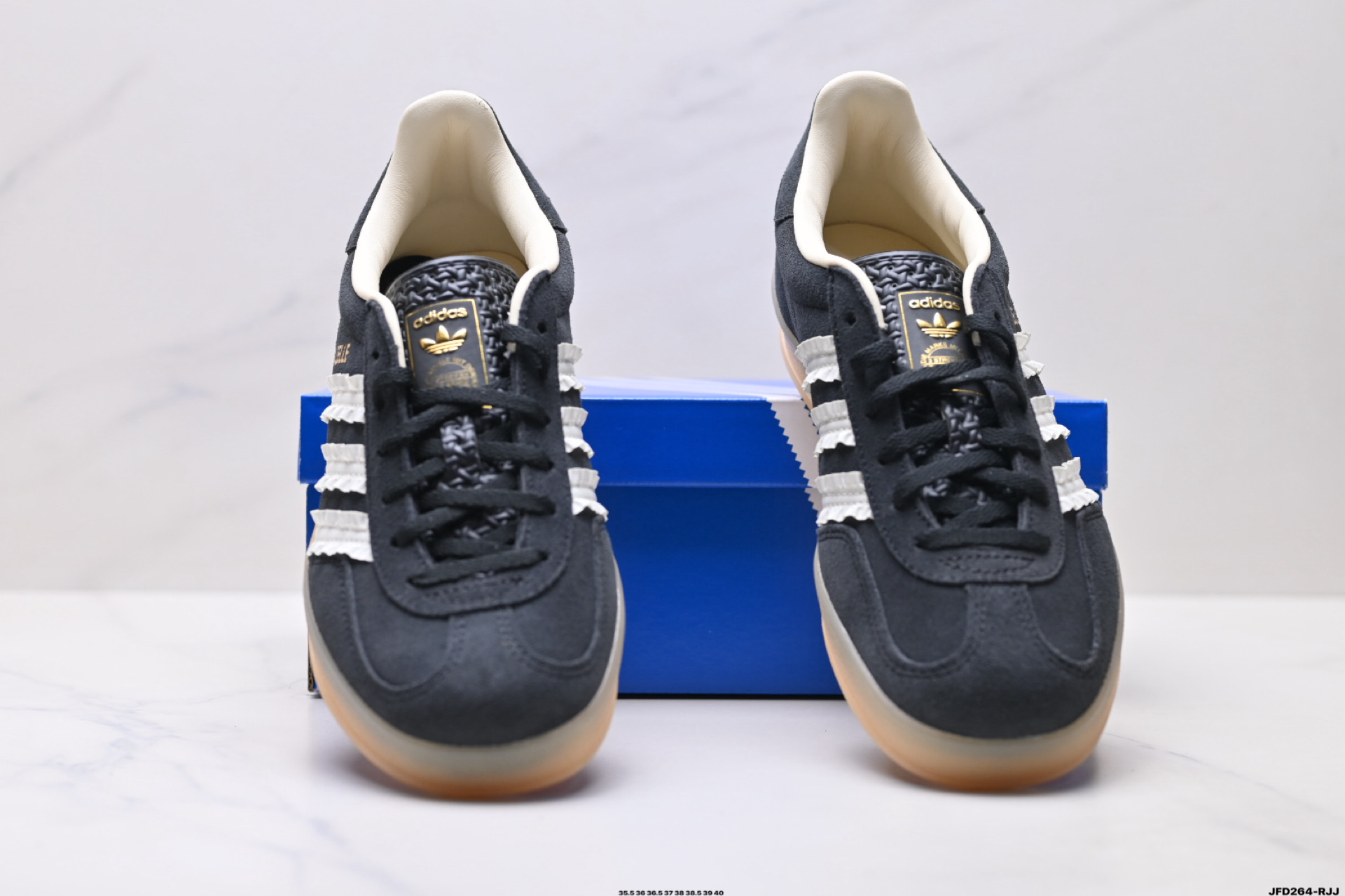 Adidas Originals Gazelle Indoor 三叶草休闲防滑耐磨低帮板鞋 JS1412