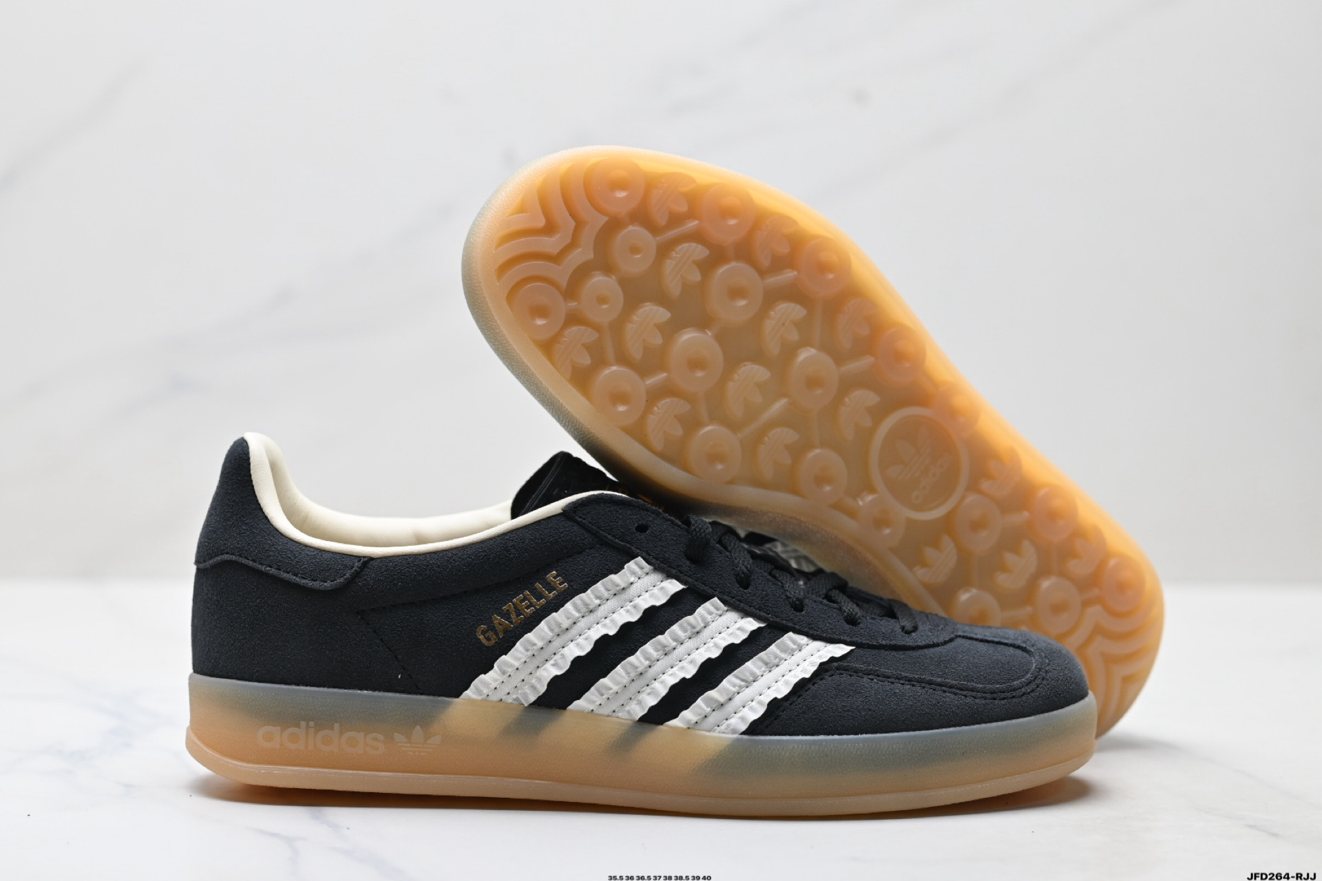 Adidas Originals Gazelle Indoor 三叶草休闲防滑耐磨低帮板鞋 JS1412
