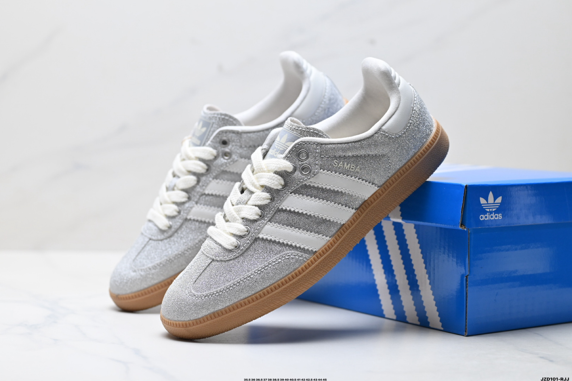 Adidas Originals Samba OG 桑巴舞系列 阿迪达斯 三叶草 绅士德训足球风百搭低帮休闲运动板鞋 KI6264