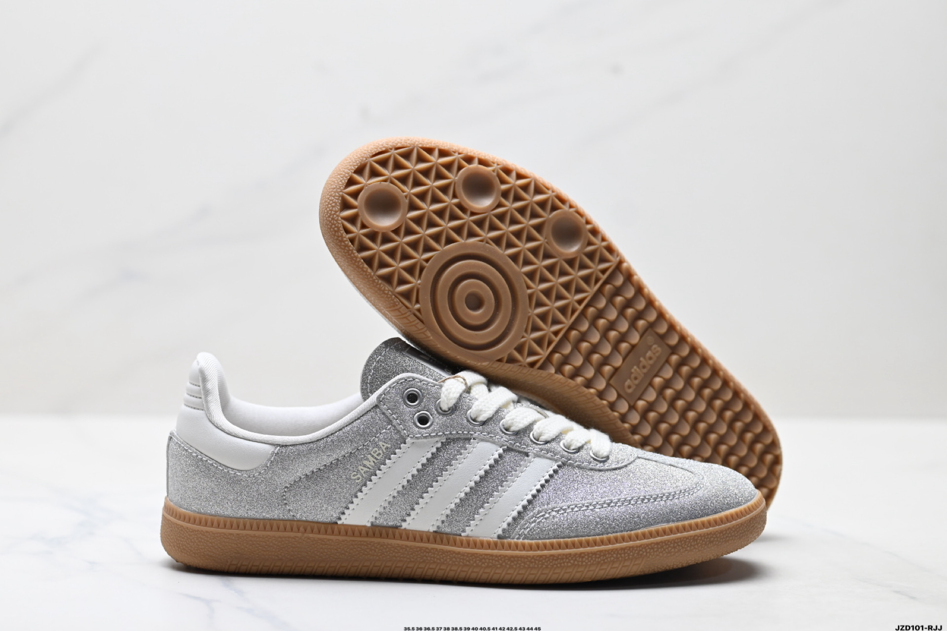 Adidas Originals Samba OG 桑巴舞系列 阿迪达斯 三叶草 绅士德训足球风百搭低帮休闲运动板鞋 KI6264