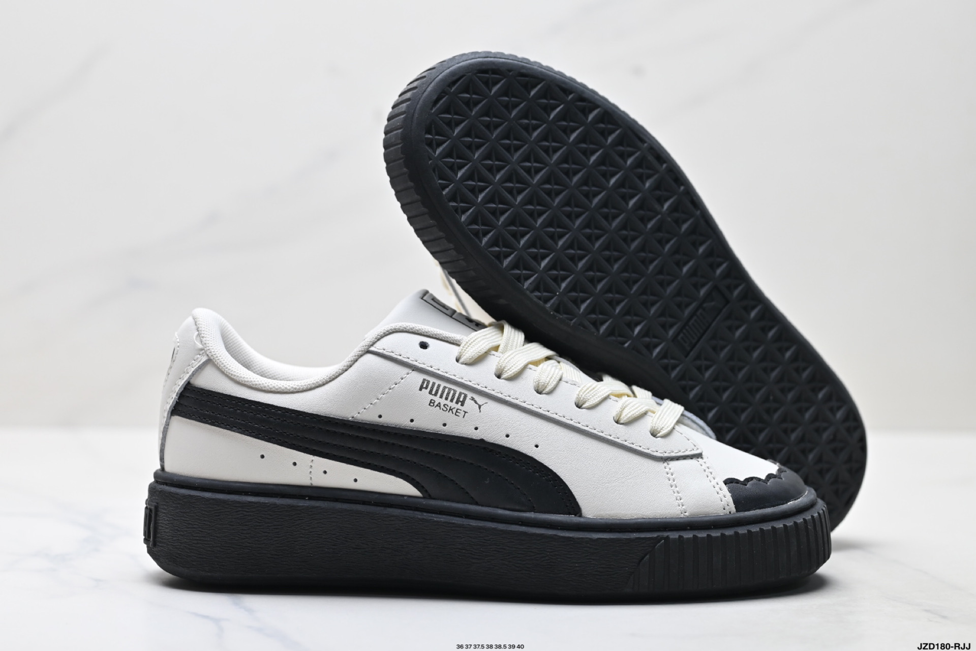 PUMA彪马板鞋女PLATFORM PEARL24新款复古松糕鞋运动休闲鞋 398910-02