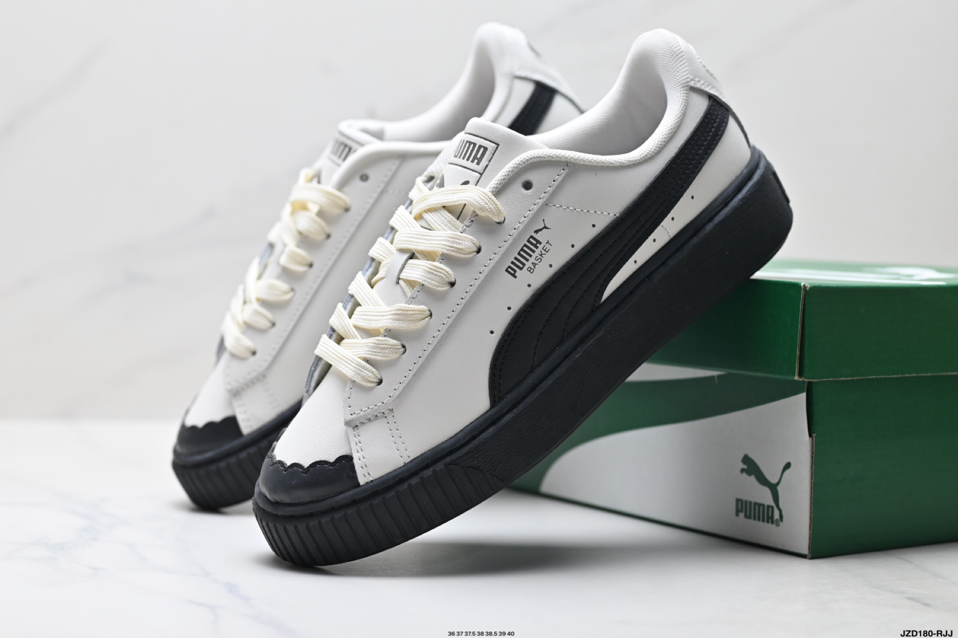 PUMA彪马板鞋女PLATFORM PEARL24新款复古松糕鞋运动休闲鞋 398910-02