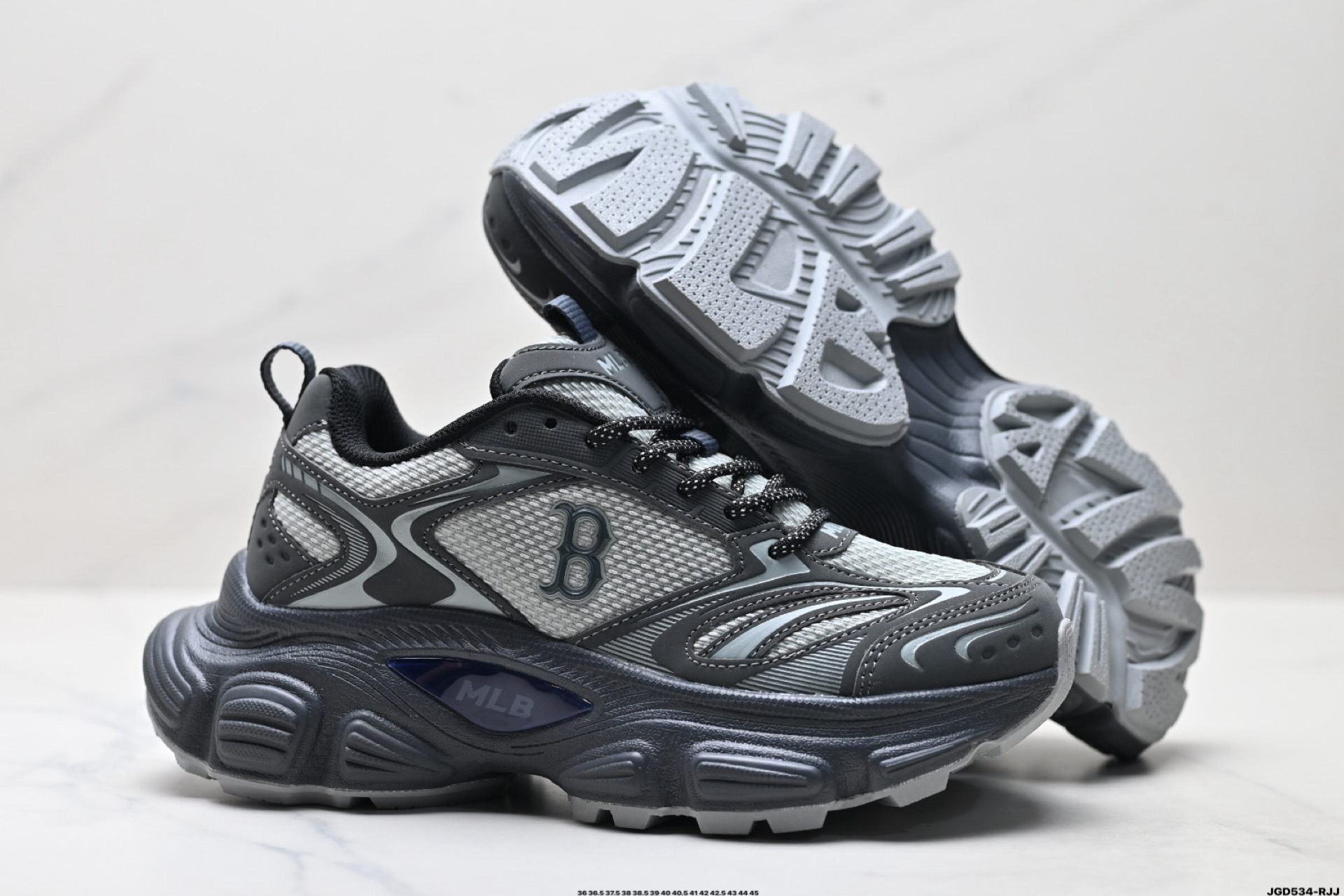 MLB Winner Chunky 百搭舒适休闲潮流运动厚底增高防滑耐磨 低帮 老爹鞋 3ASHWD15N