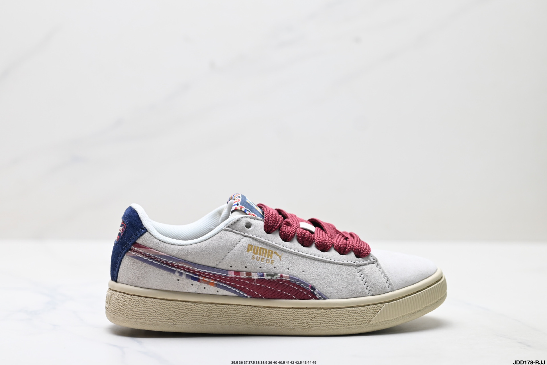 Puma Suede BZ Fringe 彪马 防滑耐磨低帮德训板鞋 398673-01