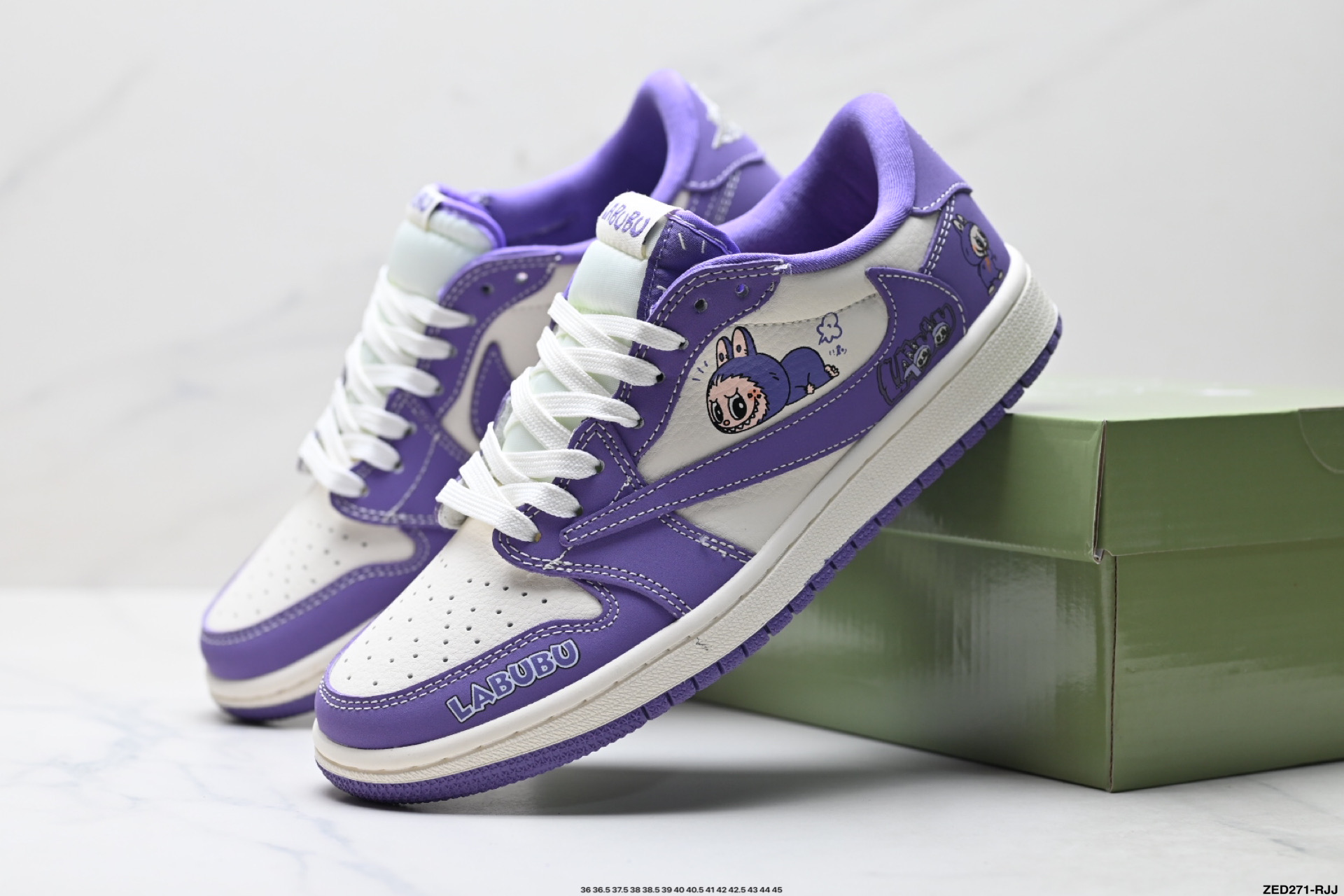 Nike Air Jordan 1 x Travis Scott AJ1倒勾 乔一倒钩 ‘DIY’定制 耐克 低帮文化篮球鞋 DD7866-113