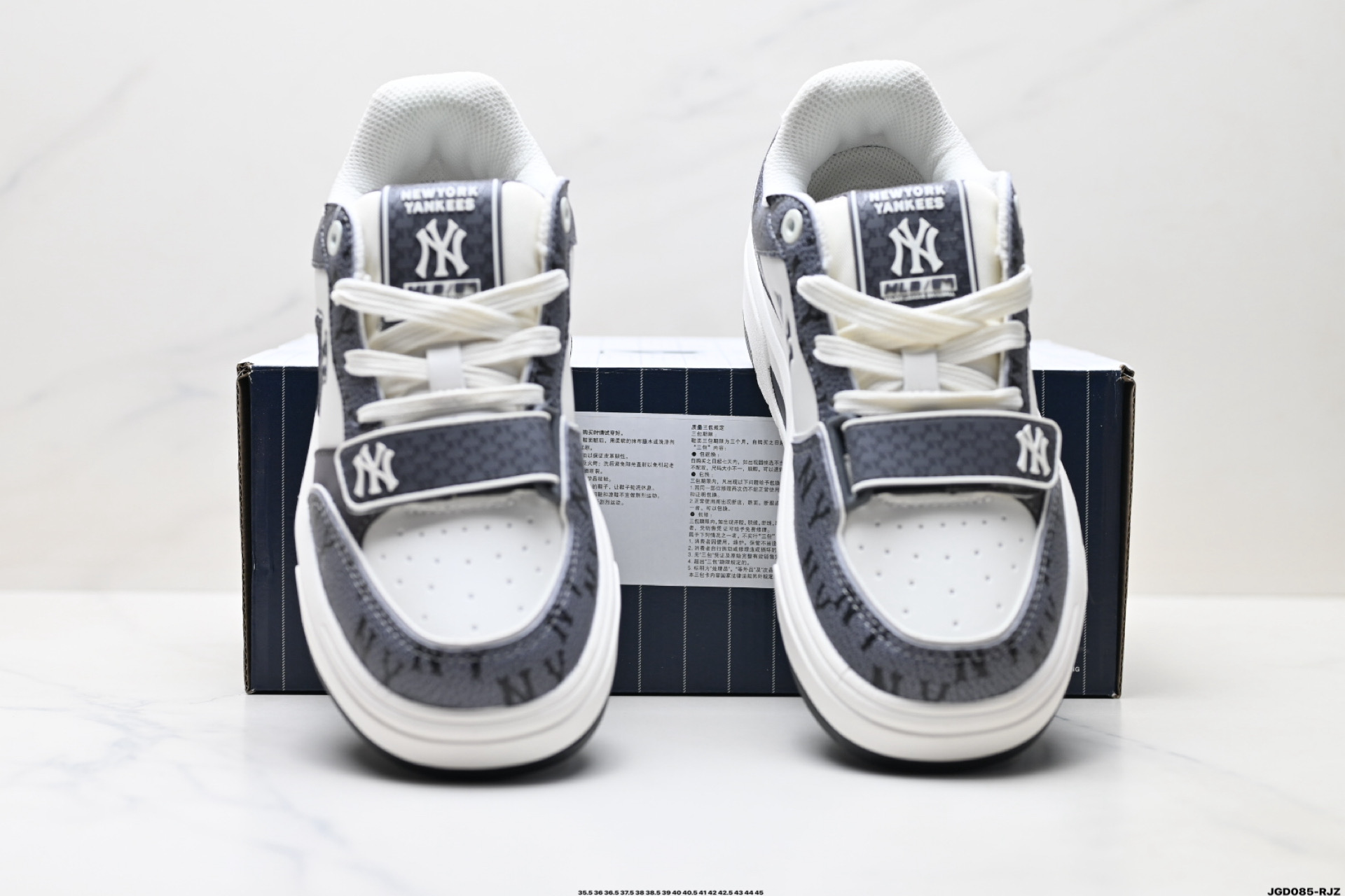 MLB CHUNKY LINER DENIM 潮流百搭 厚底增高休闲鞋 防滑耐磨 低帮 老爹鞋 3ASXP55N