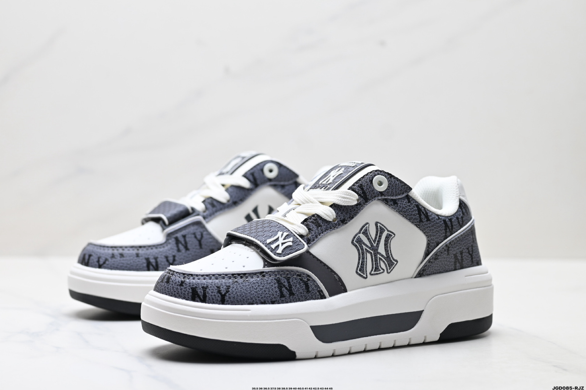 MLB CHUNKY LINER DENIM 潮流百搭 厚底增高休闲鞋 防滑耐磨 低帮 老爹鞋 3ASXP55N