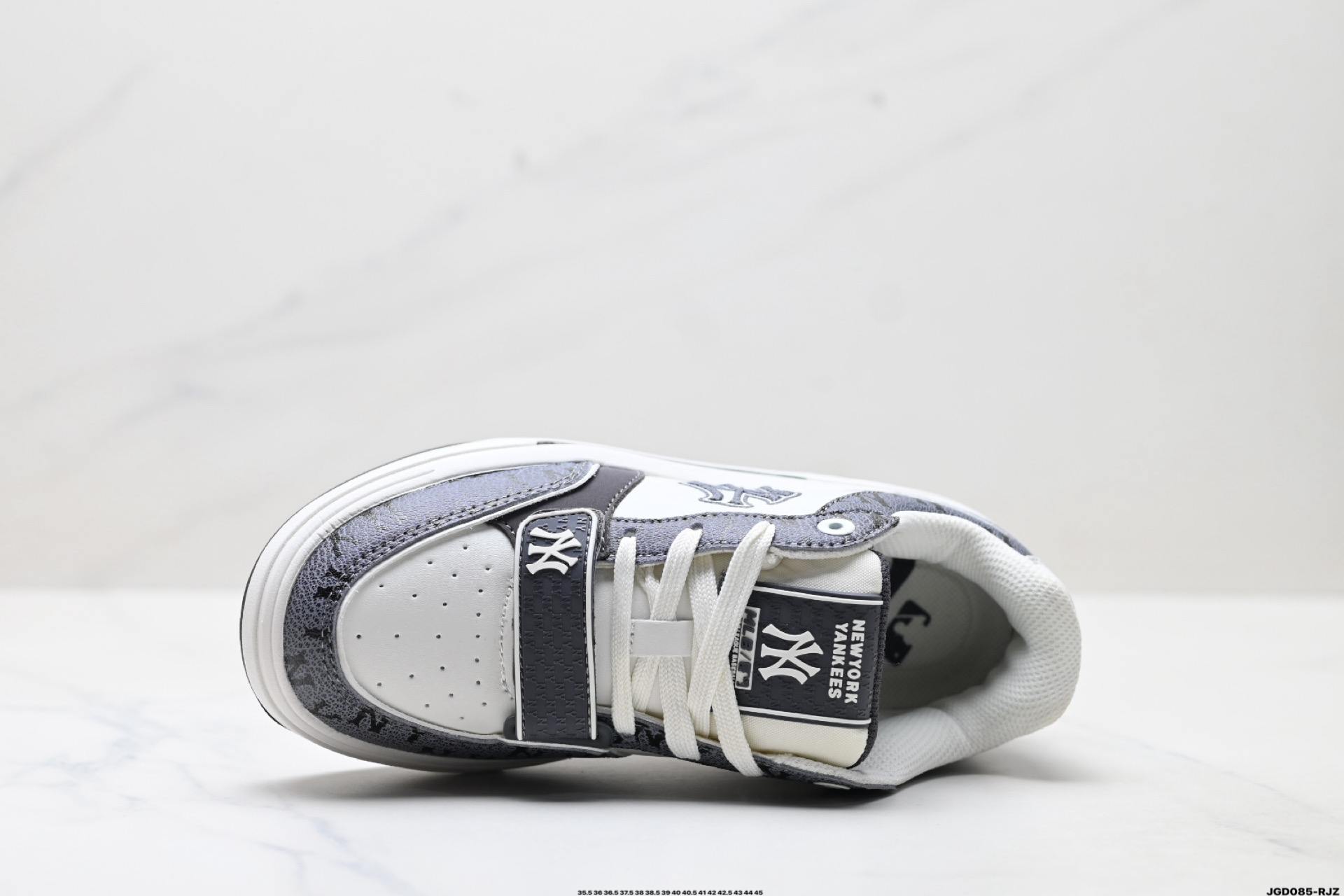 MLB CHUNKY LINER DENIM 潮流百搭 厚底增高休闲鞋 防滑耐磨 低帮 老爹鞋 3ASXP55N