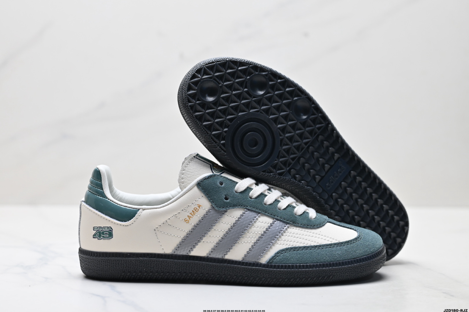 Adidas Originals Samba OG 桑巴舞系列 阿迪达斯 三叶草 绅士德训足球风百搭低帮休闲运动板鞋 JP9252
