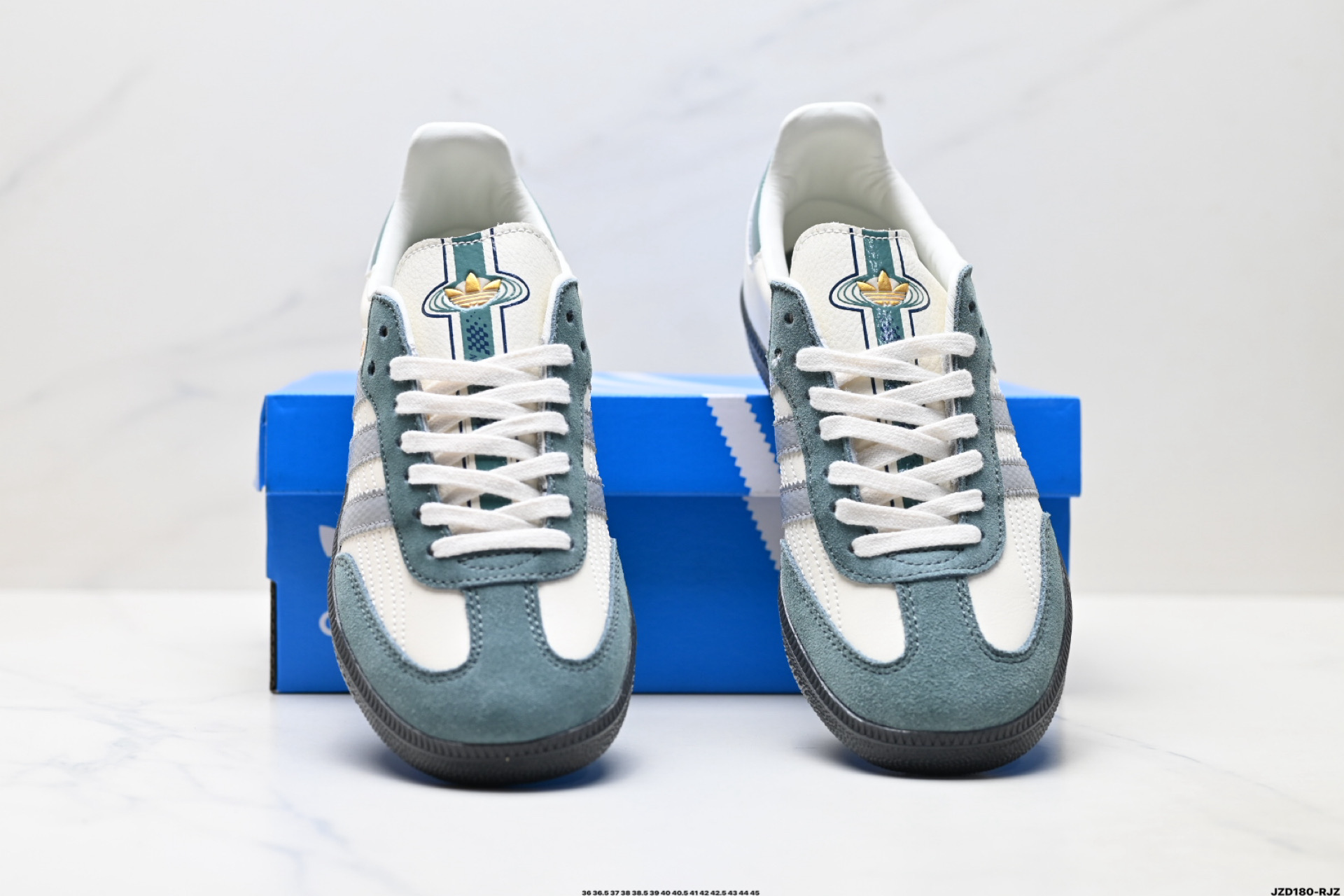 Adidas Originals Samba OG 桑巴舞系列 阿迪达斯 三叶草 绅士德训足球风百搭低帮休闲运动板鞋 JP9252