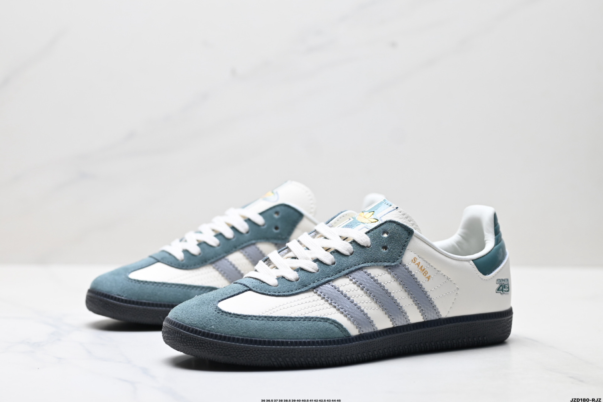 Adidas Originals Samba OG 桑巴舞系列 阿迪达斯 三叶草 绅士德训足球风百搭低帮休闲运动板鞋 JP9252