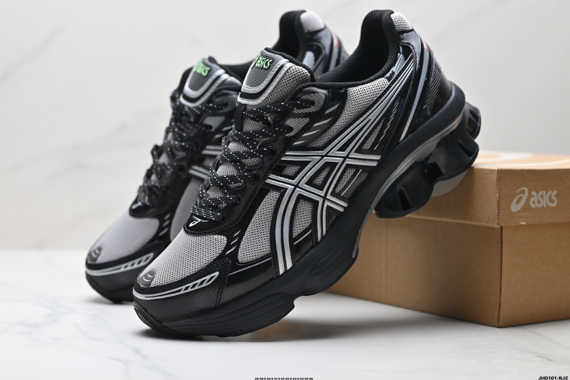 Asics Gel-Kinetic Fluent 亚瑟士 复古休闲运动鞋厚底增高老爹鞋 1203A591-021