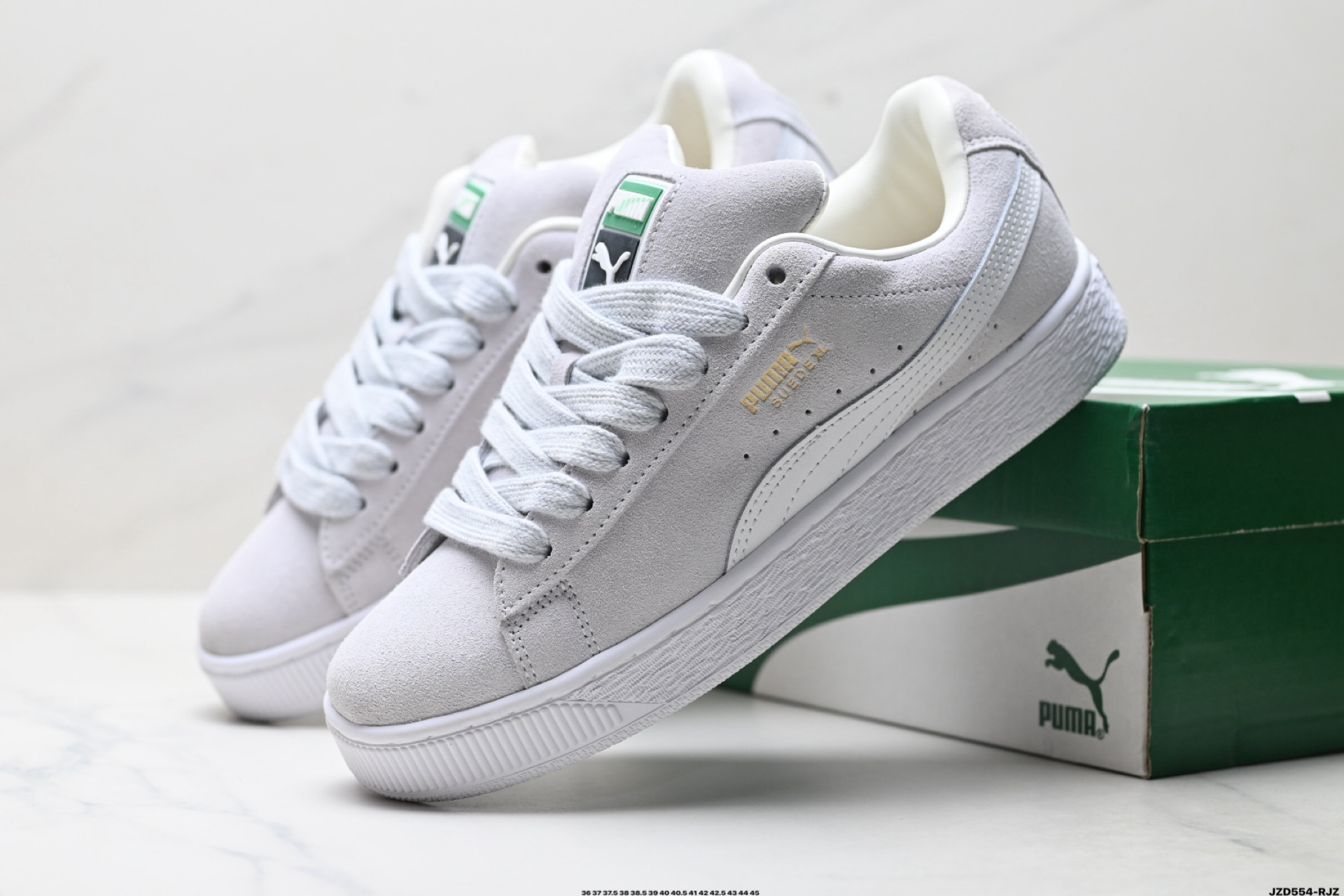 Puma Suede XL 复古单品 彪马 防滑耐磨低帮德训板鞋 308798-01