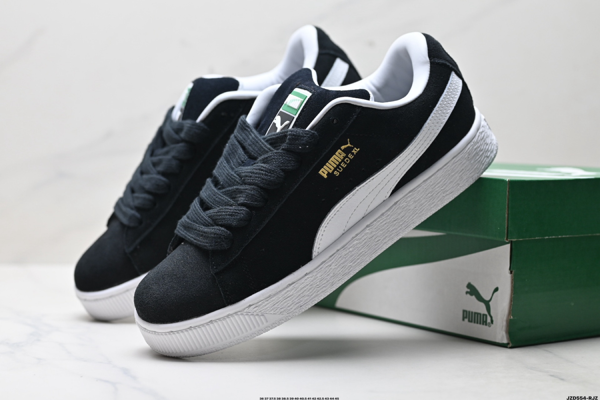 Puma Suede XL 复古单品 彪马 防滑耐磨低帮德训板鞋 308798-01