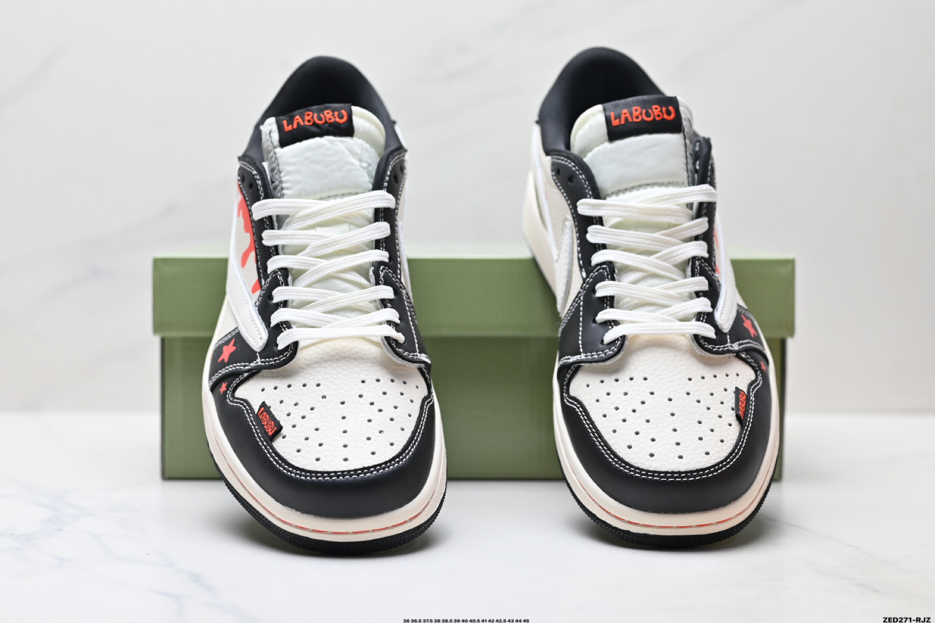 Nike Air Jordan 1 x Travis Scott AJ1倒勾 乔一倒钩 ‘DIY’定制 耐克 低帮文化篮球鞋 DZ5899-019