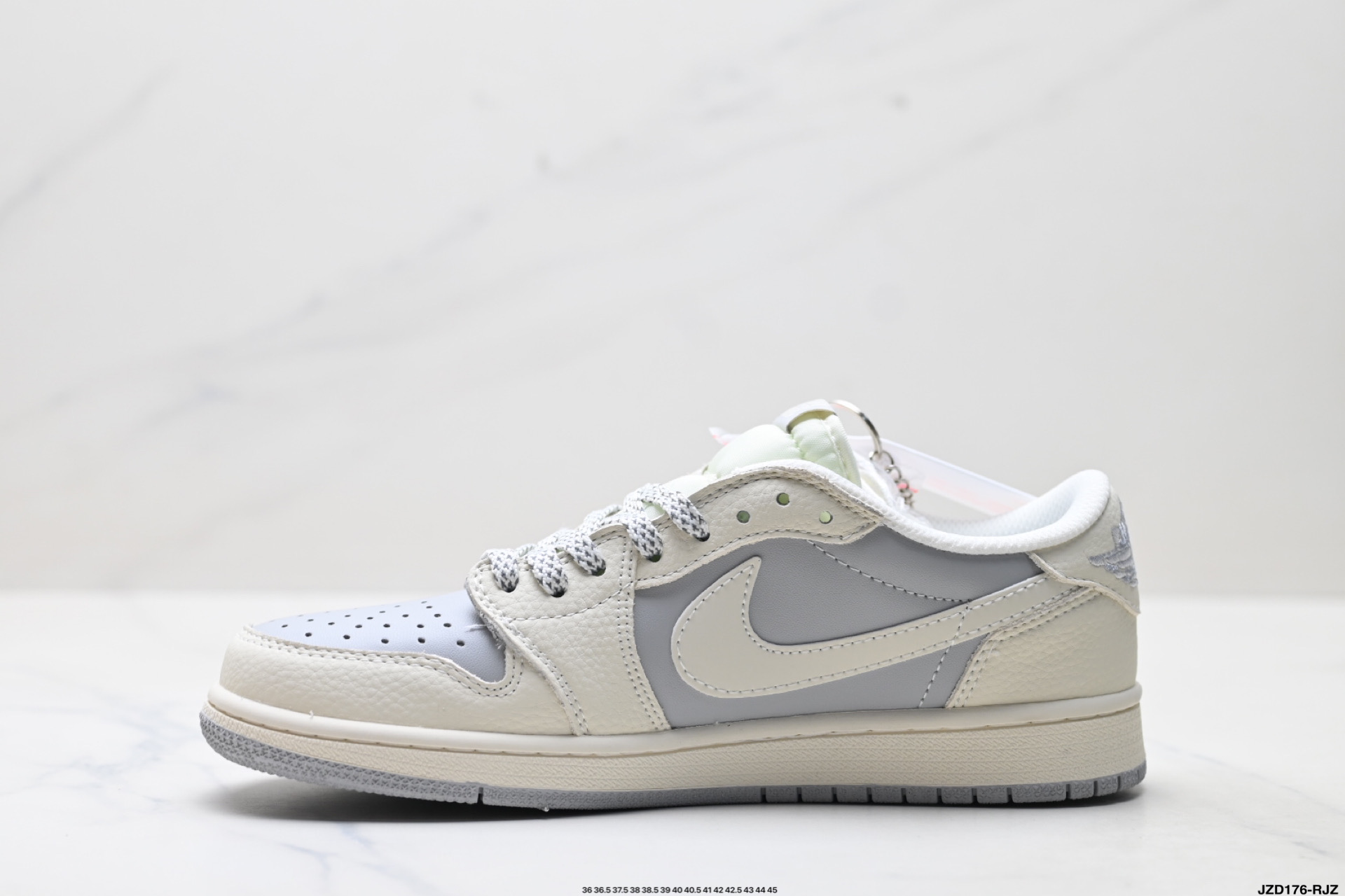 Nike Air Jordan 1 x Off-White: Zapatillas Bajas de Baloncesto Personalizadas 4 i1757609263167 9279 0 2