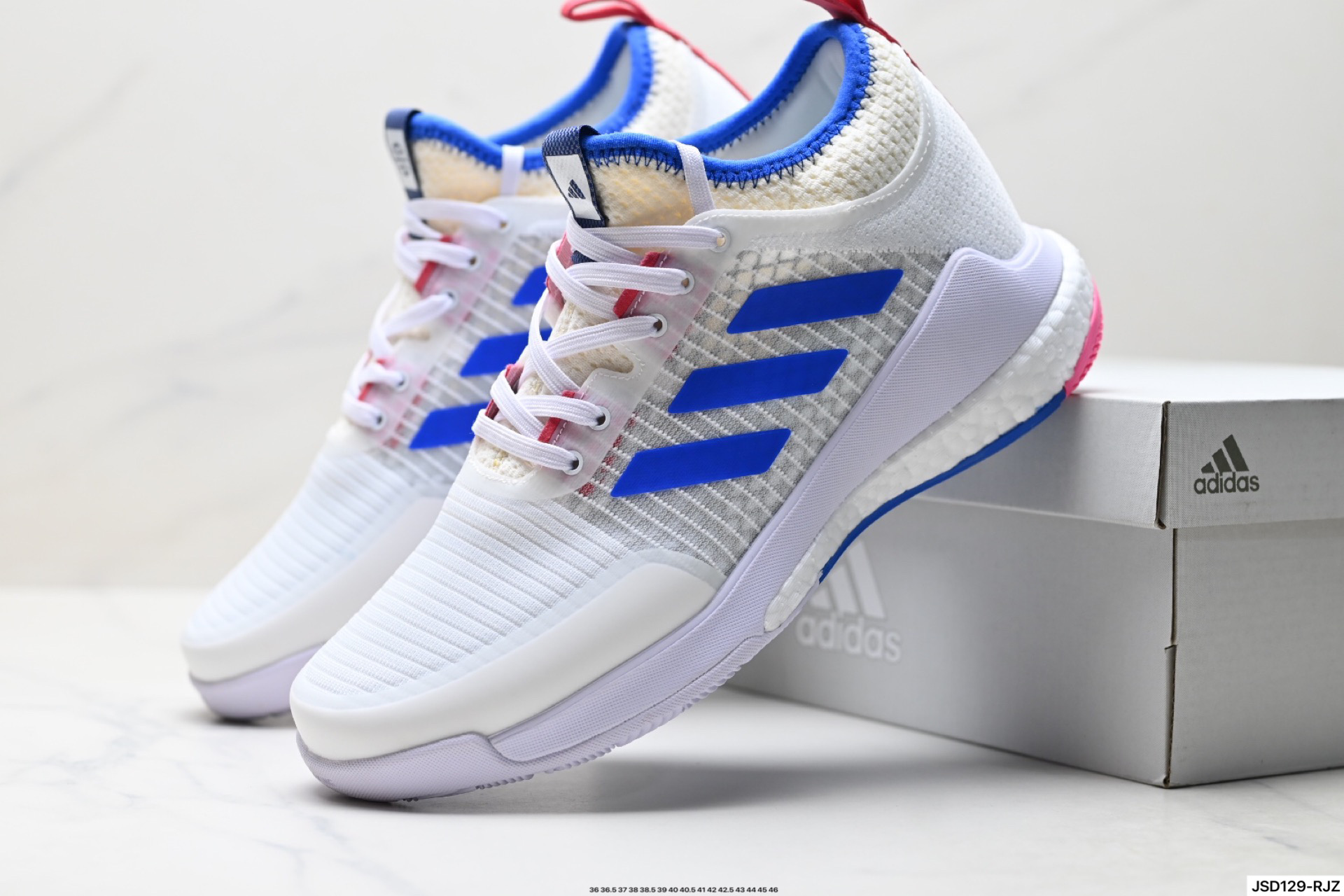 Adidas Crazyflight Mid 减震防滑 中帮 阿迪达斯 训练鞋 推出可提升室内球场表现的跳高鞋 HO4964