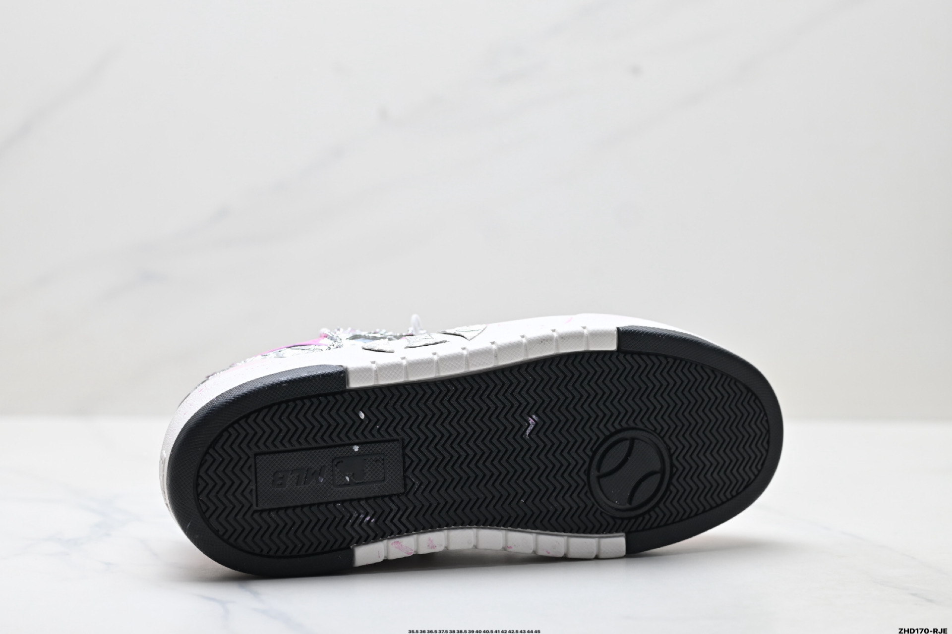 MLB Chunky Liner PU ‘DIY定制’ 简约时尚 百搭 包裹性保暖防滑防水减震 低帮 板鞋 3ASXCA12N