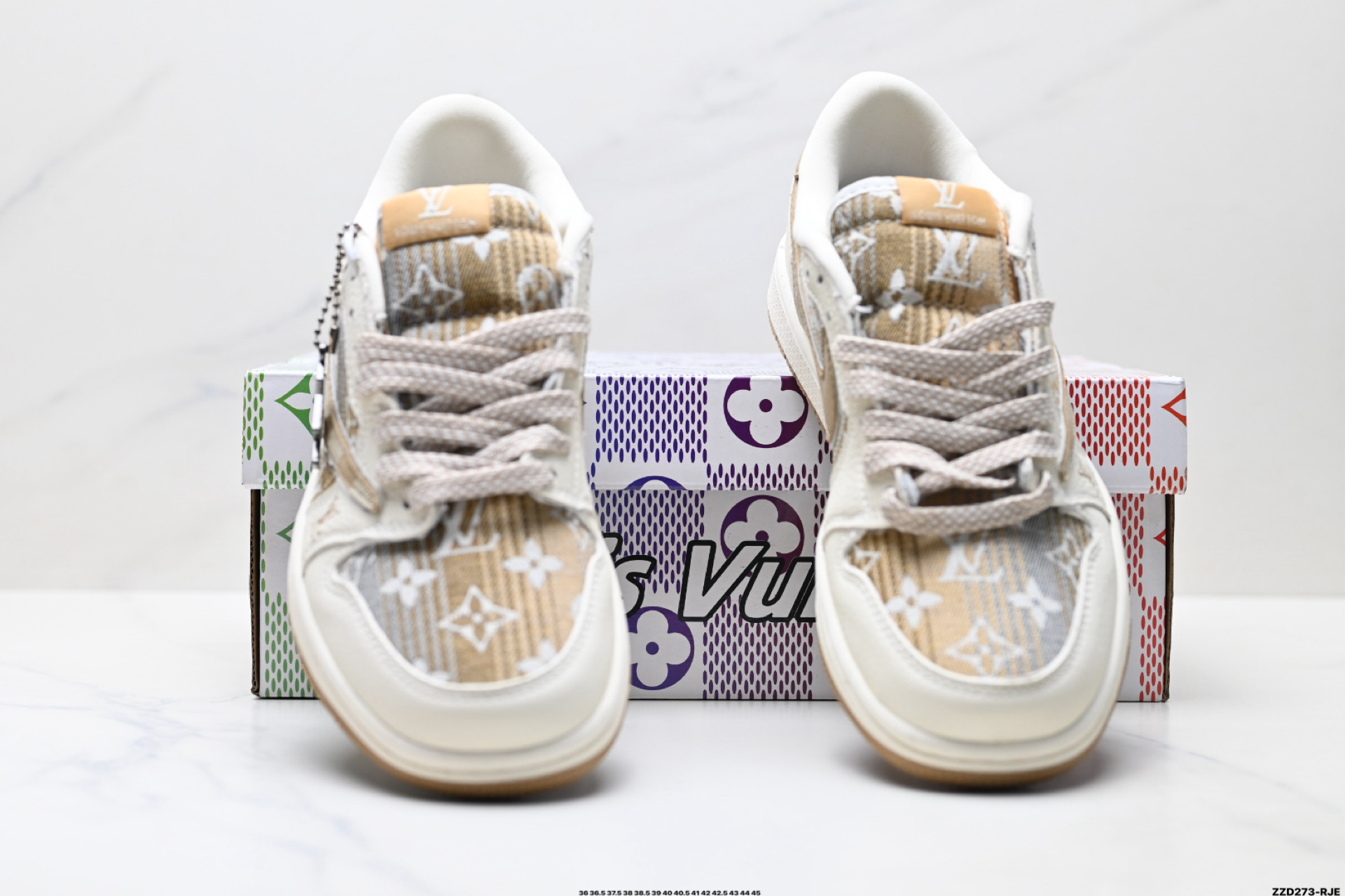 Nike Air Jordan 1 x Travis Scott AJ1倒勾 乔一倒钩 ‘DIY’定制 耐克 低帮文化篮球鞋 XS2025-065