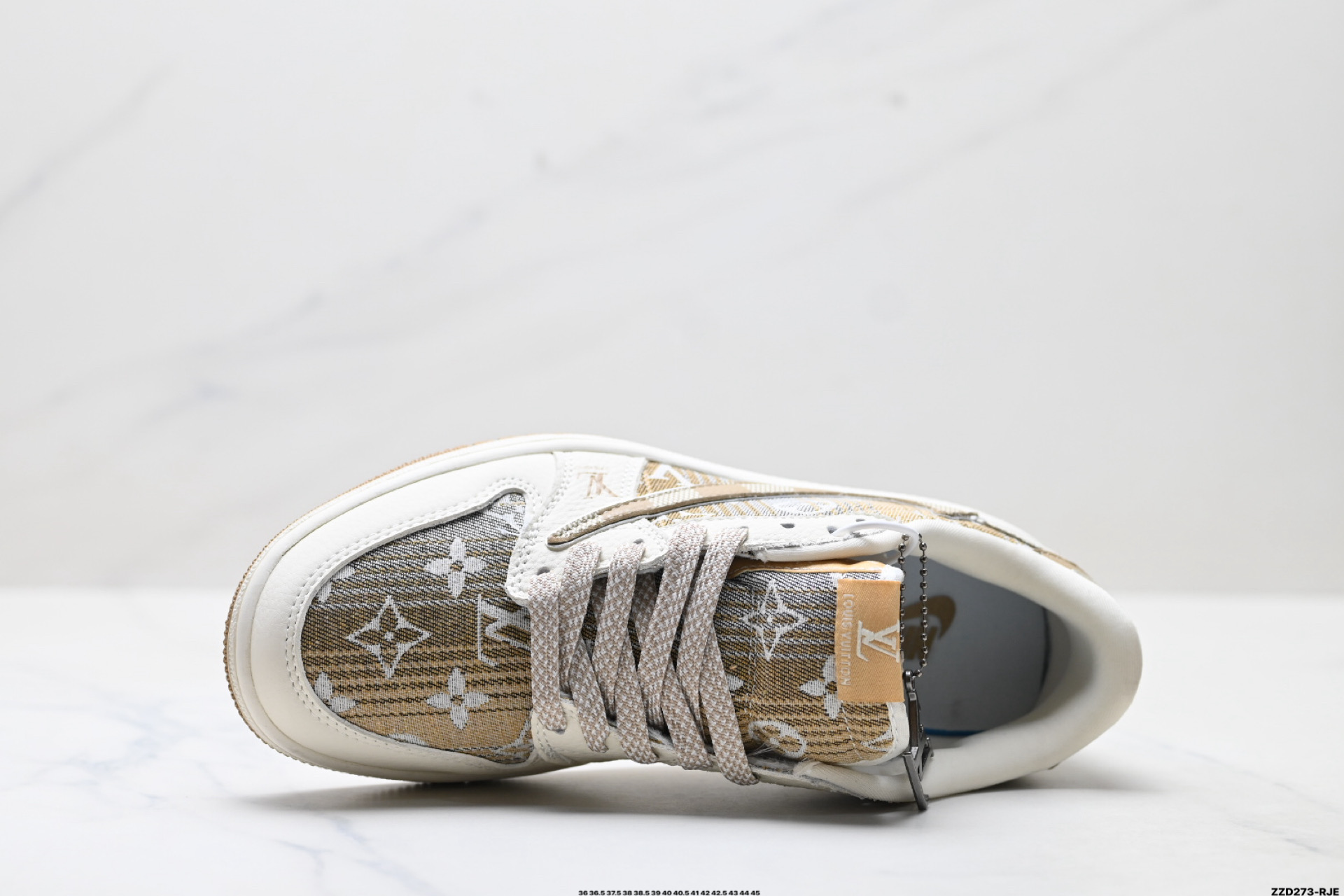 Nike Air Jordan 1 x Travis Scott AJ1倒勾 乔一倒钩 ‘DIY’定制 耐克 低帮文化篮球鞋 XS2025-065