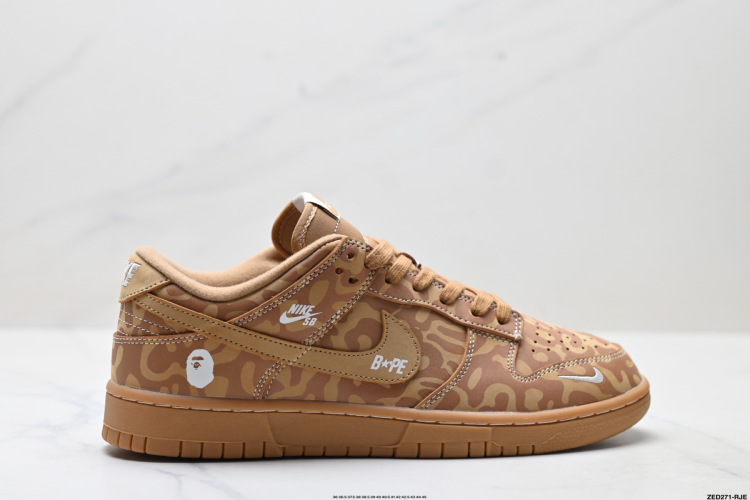 Nike Dunk Low Retro 'DIY' Custom Low-Top Sneakers - Premium Materials 1 Nike Dunk Low Retro ‘DIY’ Custom Low-Top Sneakers – Premium Materials