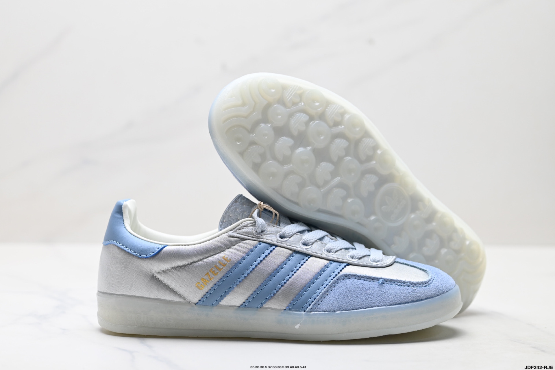 Adidas Originals Gazelle INdoor 三叶草休闲防滑耐磨低帮板鞋 JI2711
