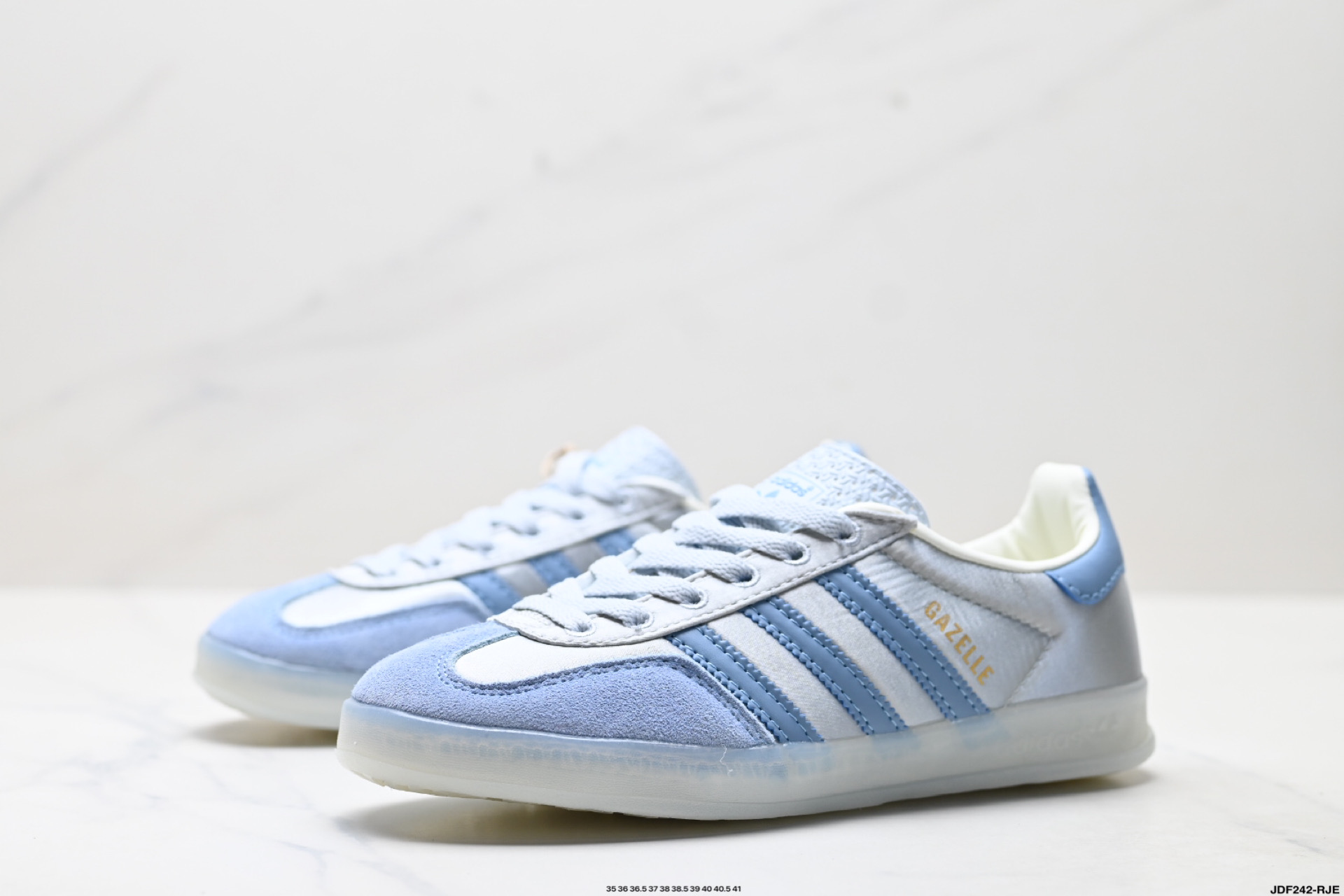 Adidas Originals Gazelle INdoor 三叶草休闲防滑耐磨低帮板鞋 JI2711