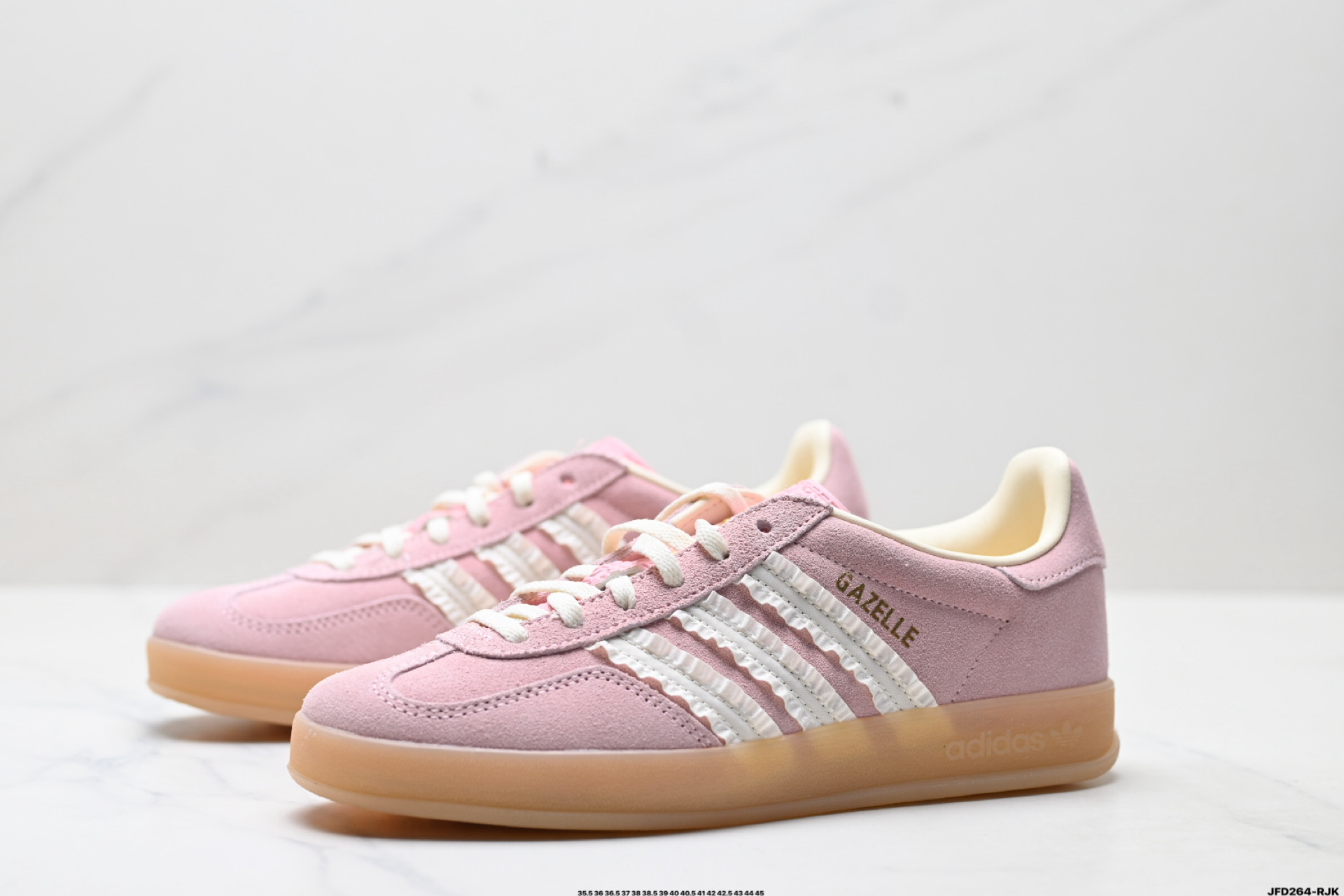 Adidas Originals Gazelle Indoor 三叶草休闲防滑耐磨低帮板鞋 JS1413
